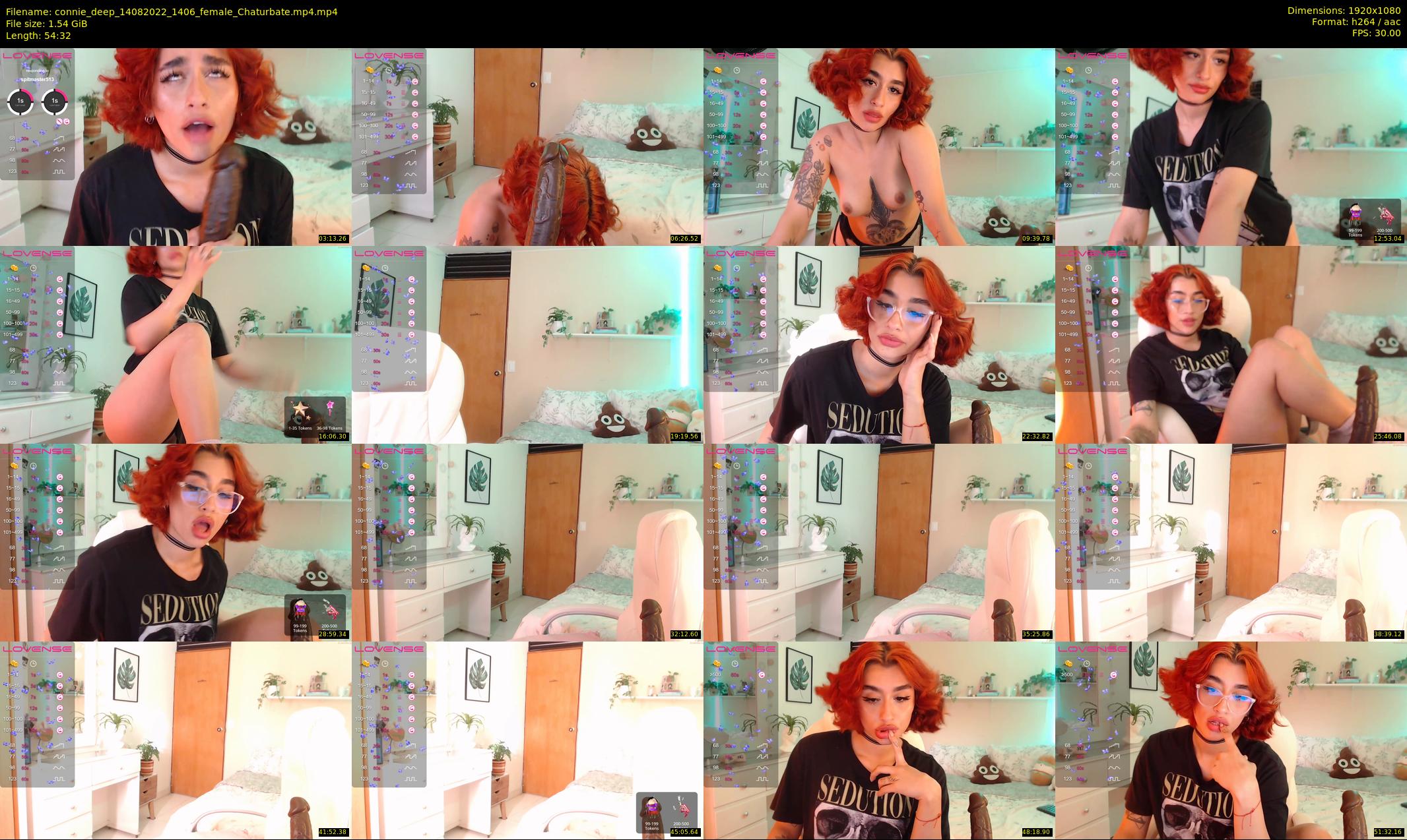 connie_deep — 55 minute Chaturbate female cam show recording, 1080p, Aug 14, 2022