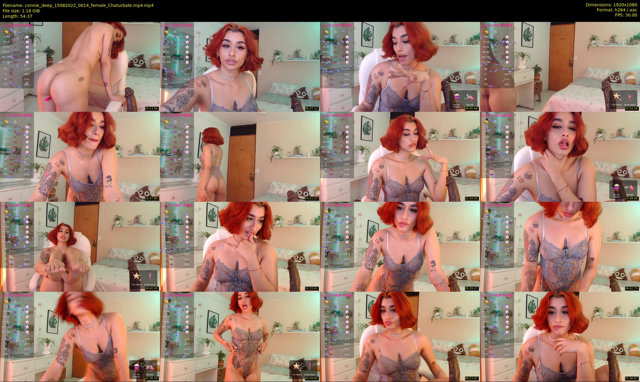 connie_deep — 55 minute Chaturbate female cam show recording, 1080p, Aug 15, 2022