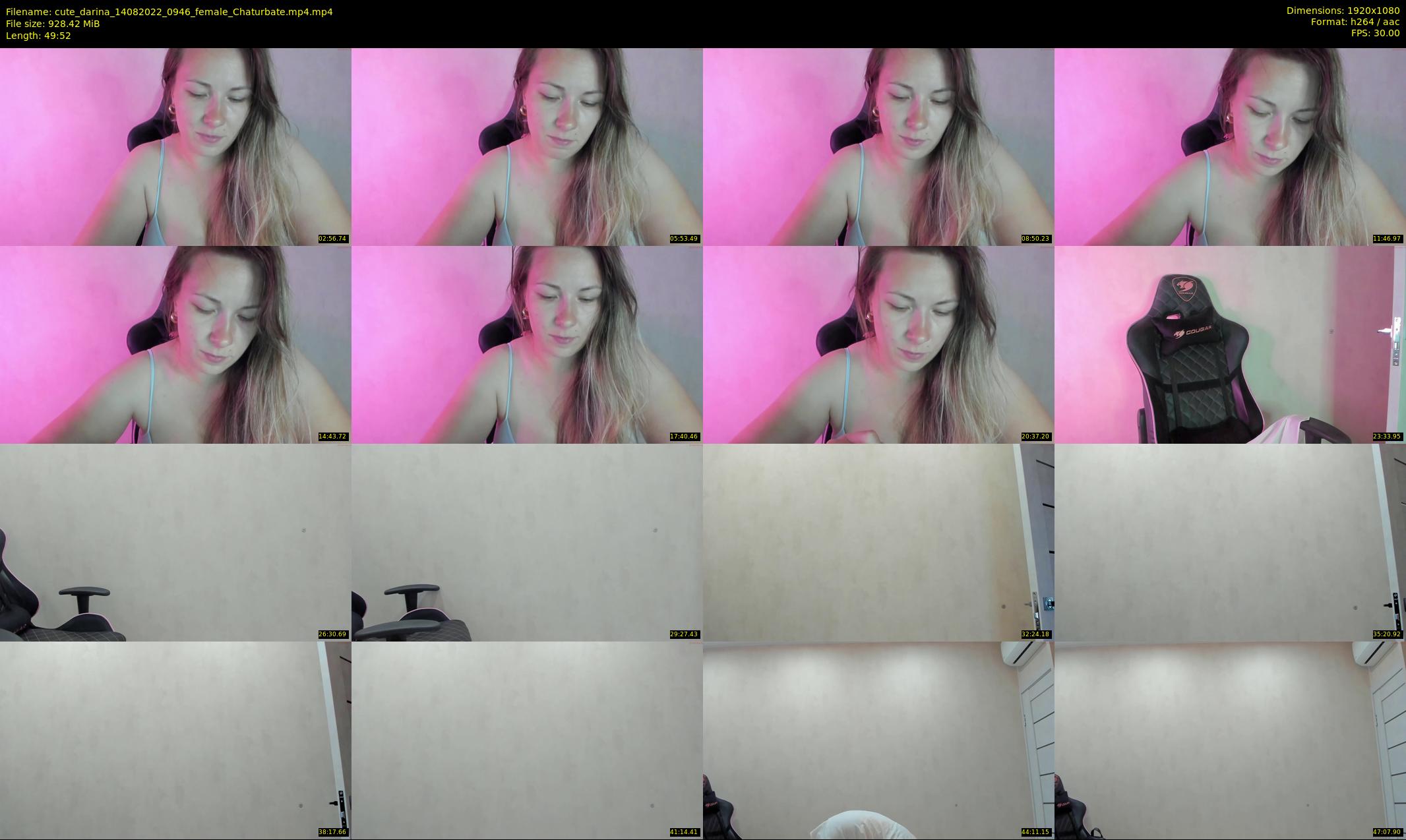 cute_darina — 50 minute Chaturbate female cam show recording, 1080p, Aug 14, 2022