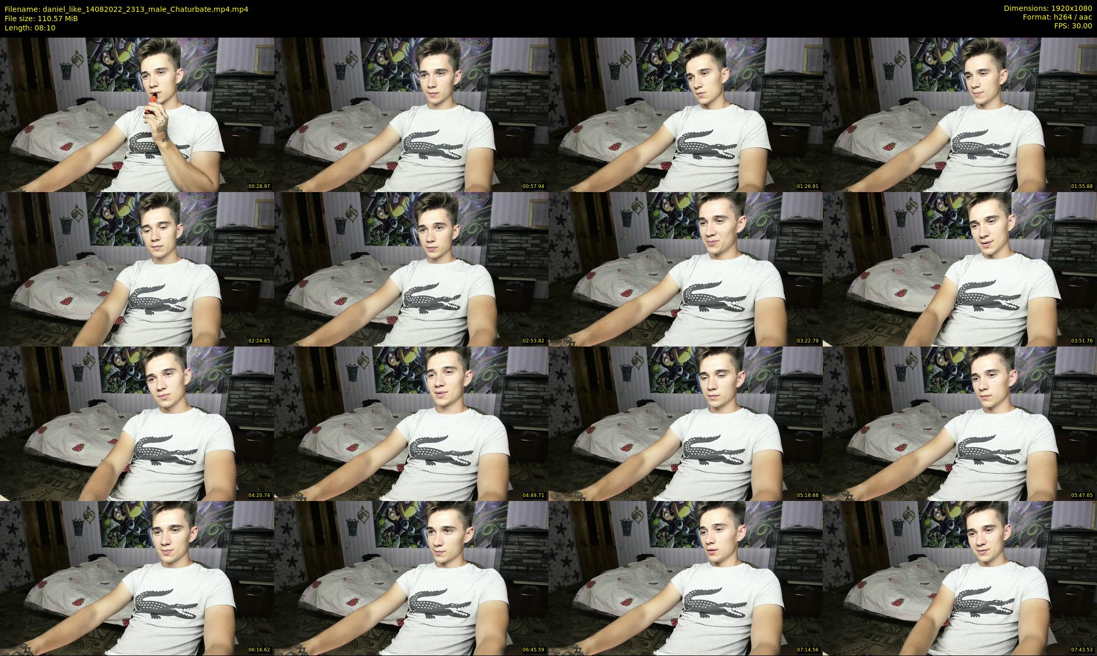 daniel_like — 9 minute Chaturbate male cam show recording, 1080p, Aug 14, 2022