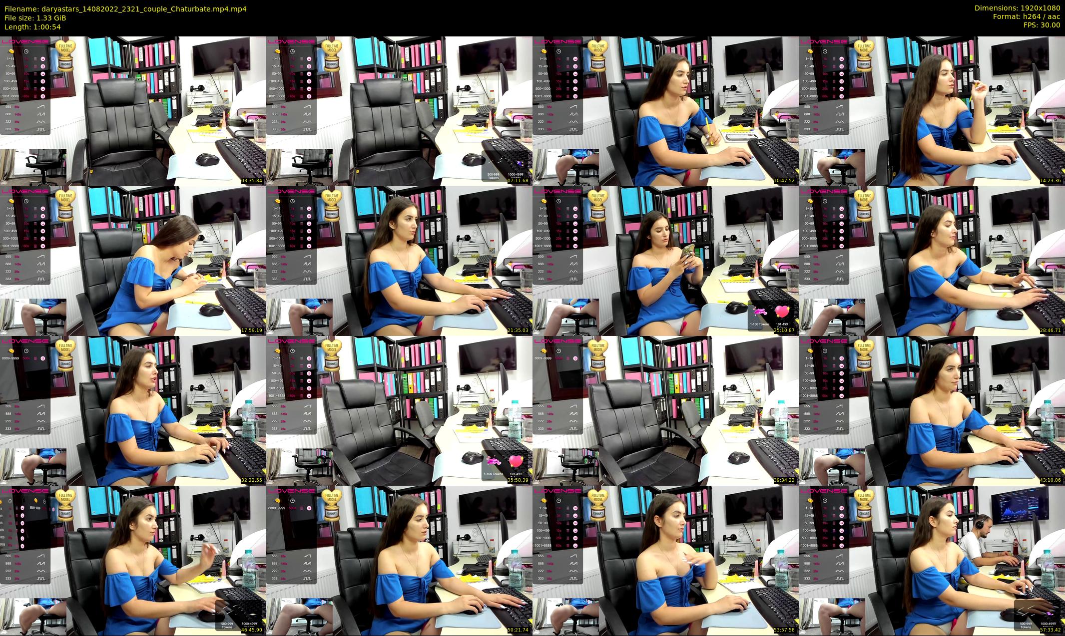 daryastars — 61 minute Chaturbate couple cam show recording, 1080p, Aug 14, 2022