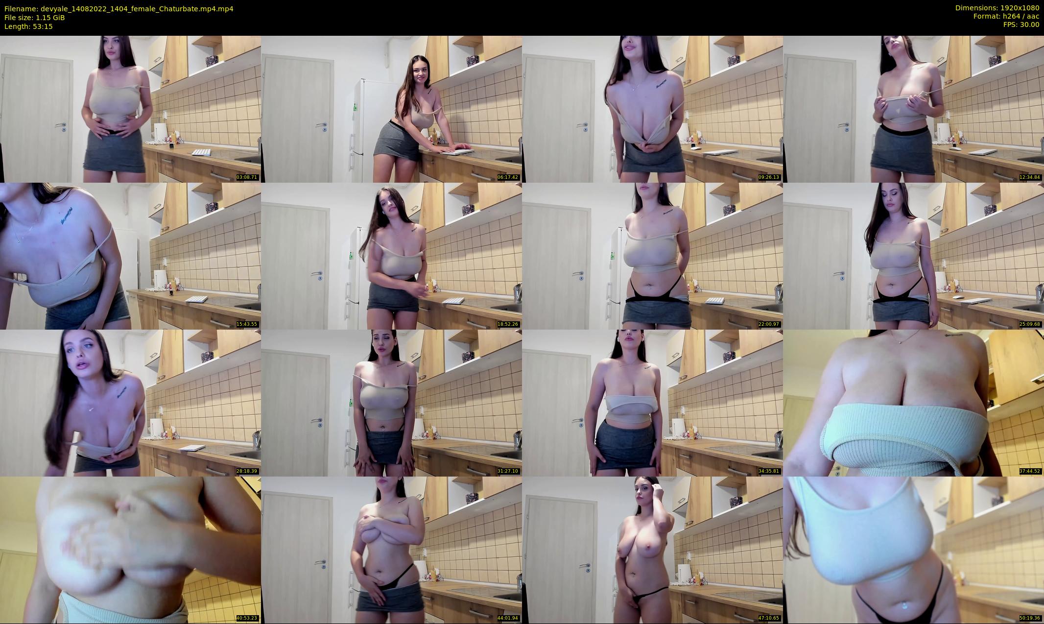 devyale — 54 minute Chaturbate female cam show recording, 1080p, Aug 14, 2022