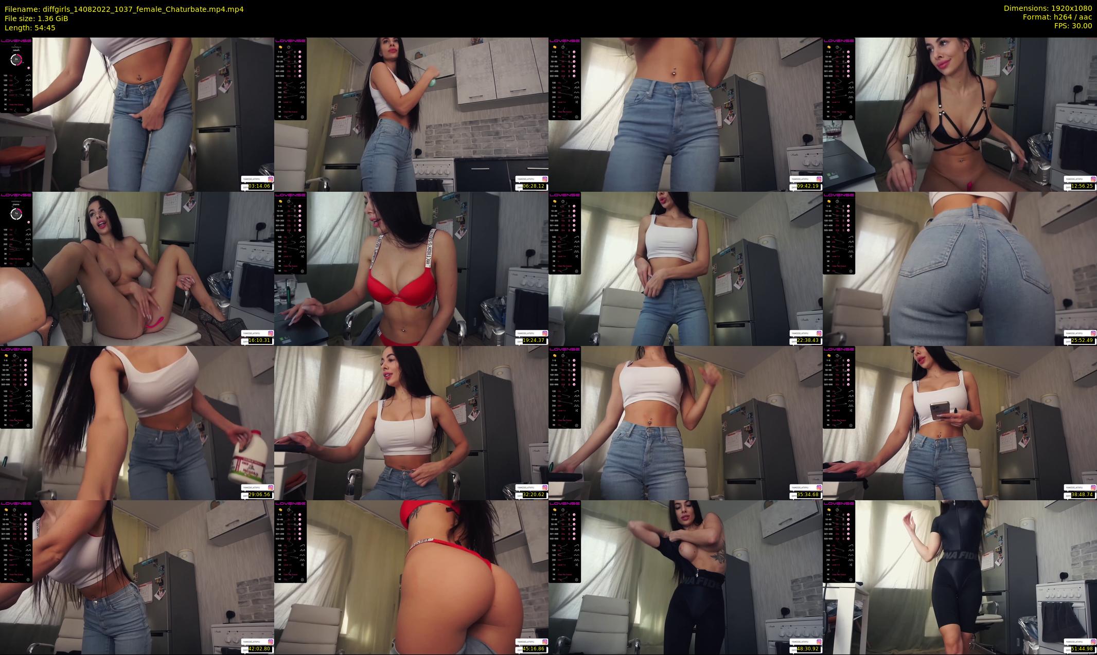 diffgirls — 55 minute Chaturbate female cam show recording, 1080p, Aug 14, 2022