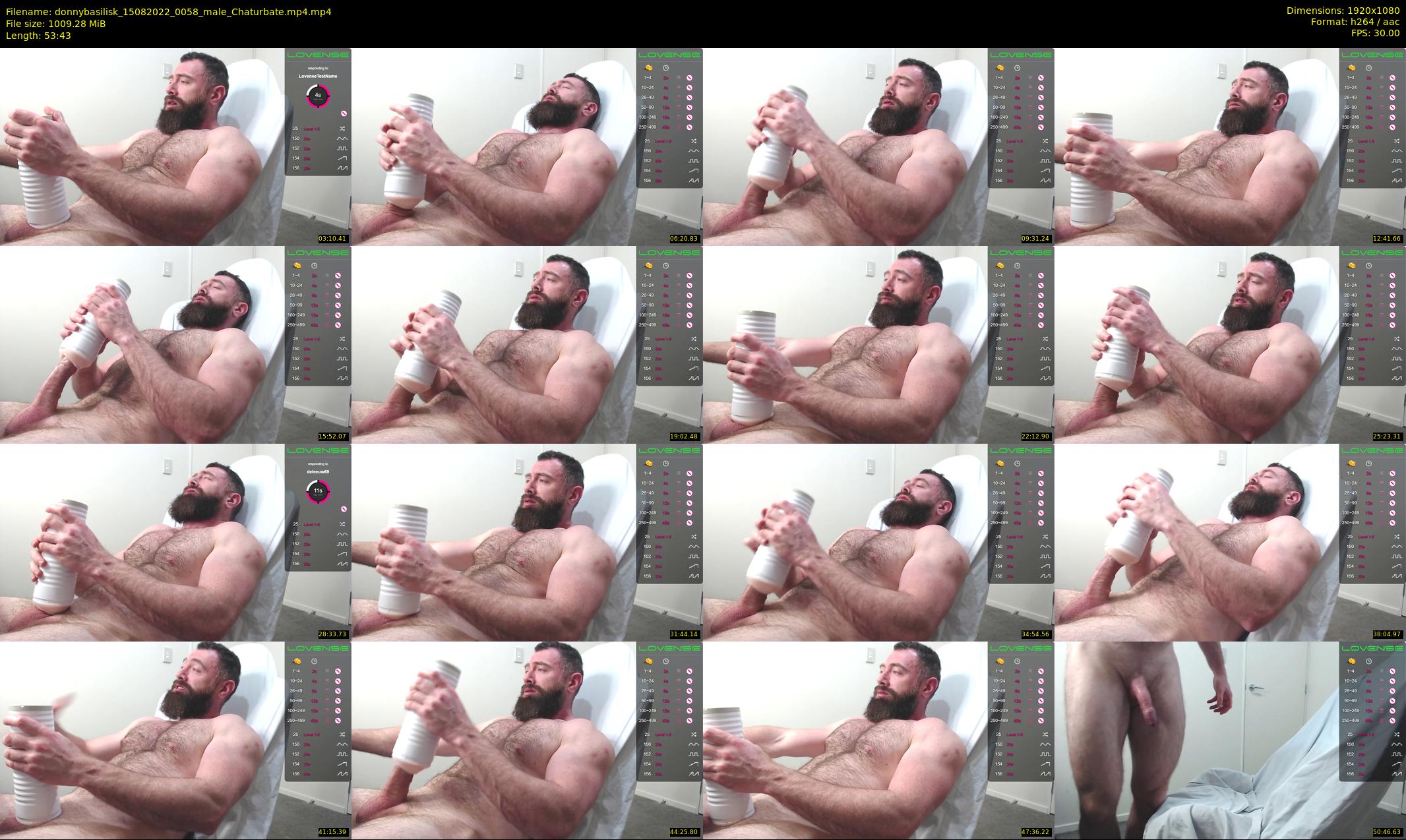 donnybasilisk — 54 minute Chaturbate male cam show recording, 1080p, Aug 15, 2022