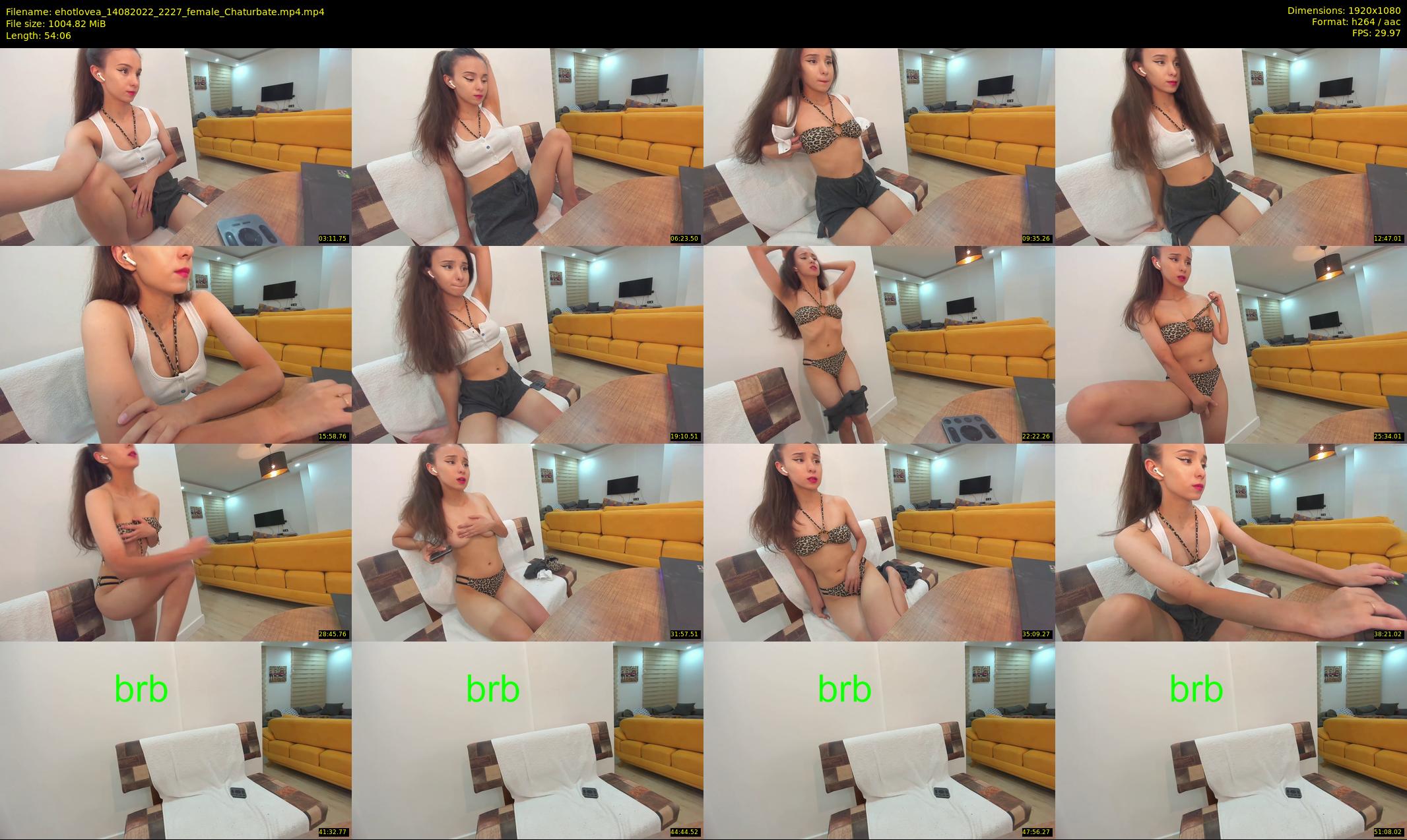 ehotlovea — 55 minute Chaturbate female cam show recording, 1080p, Aug 14, 2022
