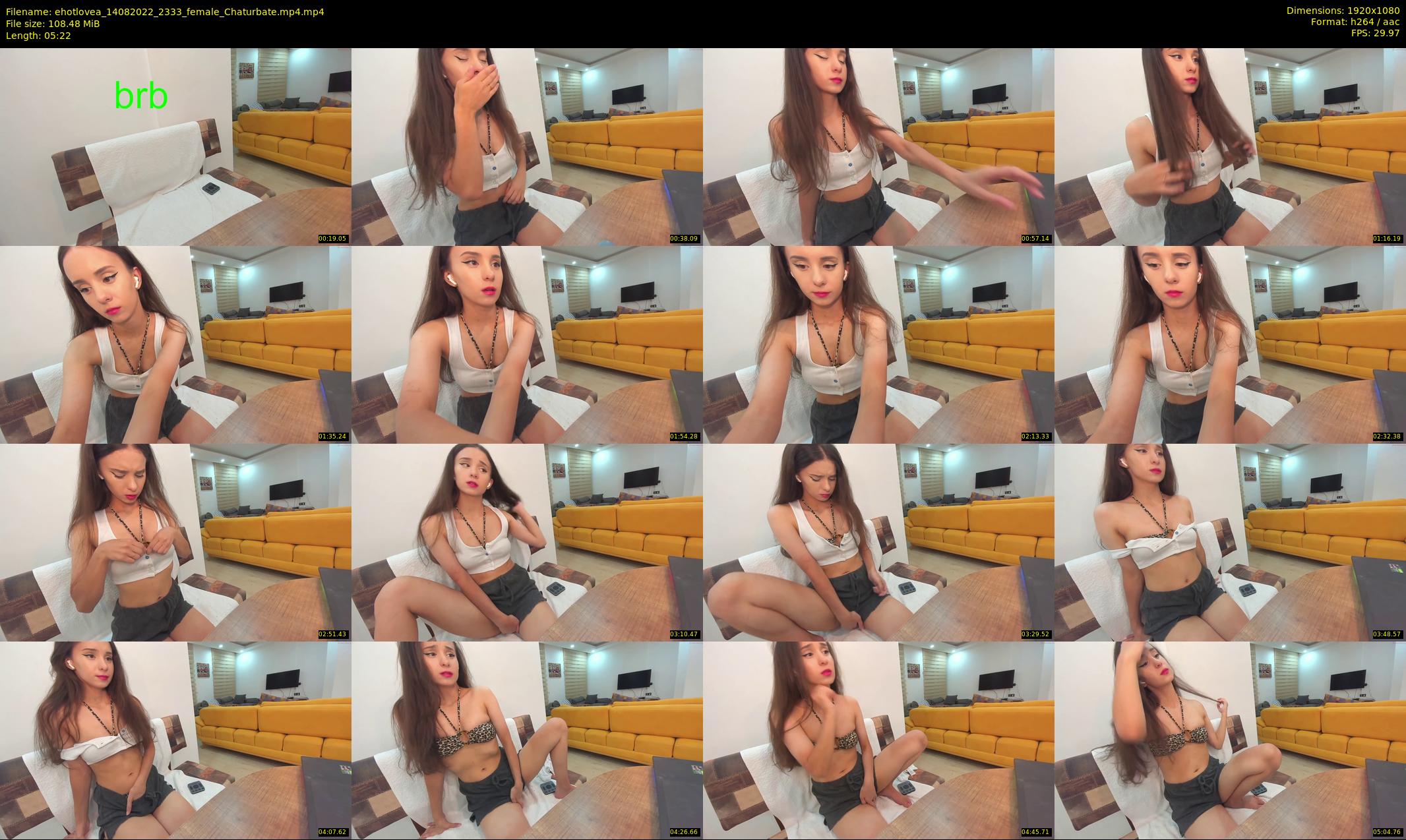 ehotlovea — 6 minute Chaturbate female cam show recording, 1080p, Aug 14, 2022