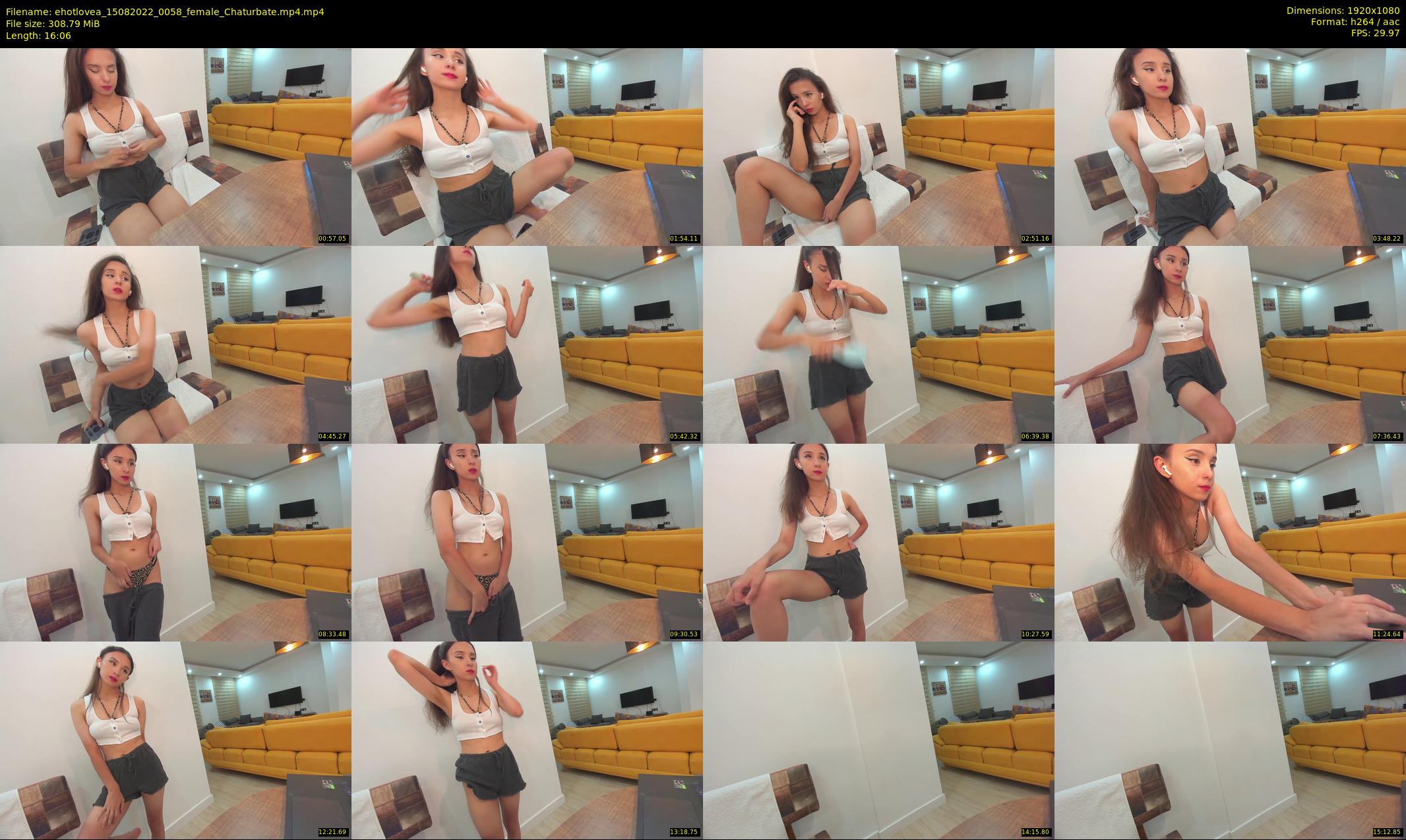 ehotlovea — 17 minute Chaturbate female cam show recording, 1080p, Aug 15, 2022