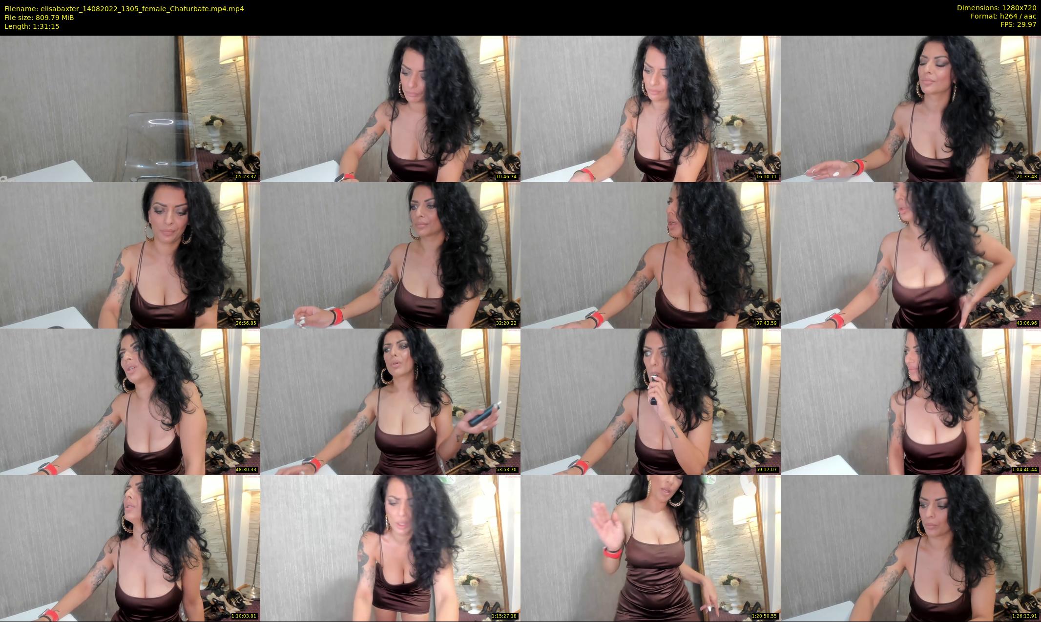 elisabaxter — 92 minute Chaturbate female cam show recording, 720p, Aug 14, 2022