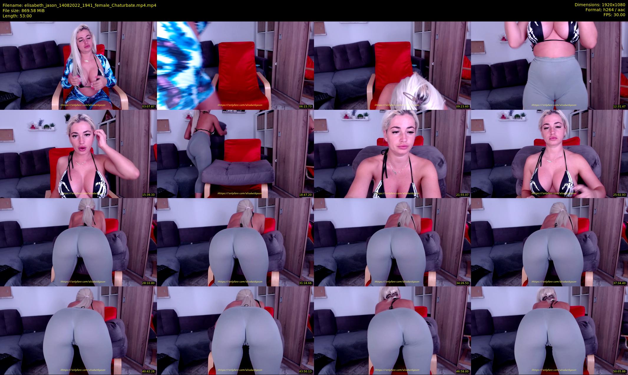 elisabeth_jason — 53 minute Chaturbate couple cam show recording, 1080p, Aug 14, 2022