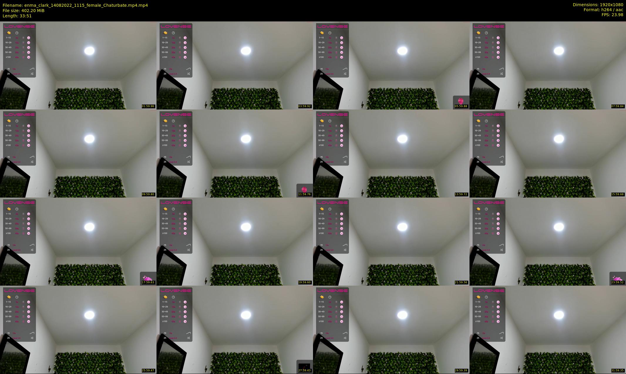 enma_clark — 34 minute Chaturbate female cam show recording, 1080p, Aug 14, 2022