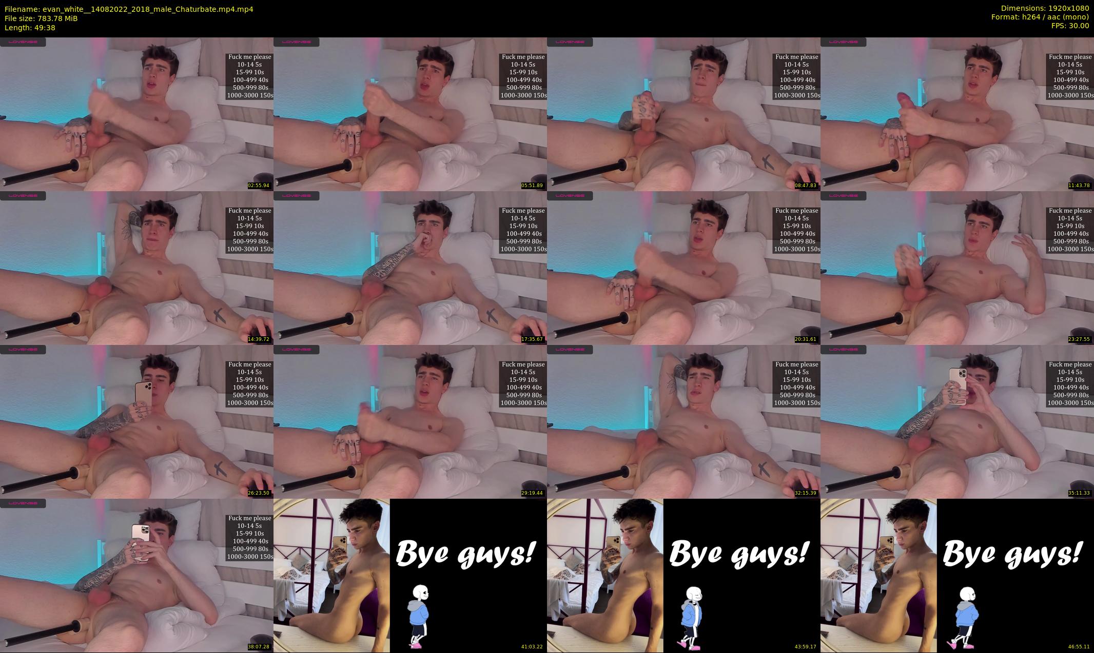 evan_white_ — 50 minute Chaturbate male cam show recording, 1080p, Aug 14, 2022