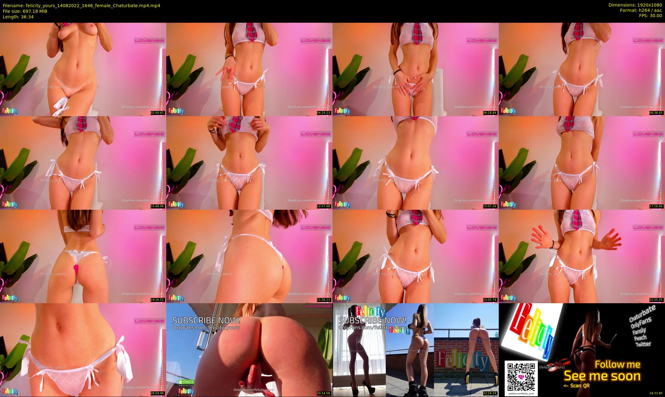 felicity_yours — 37 minute Chaturbate female cam show recording, 1080p, Aug 14, 2022