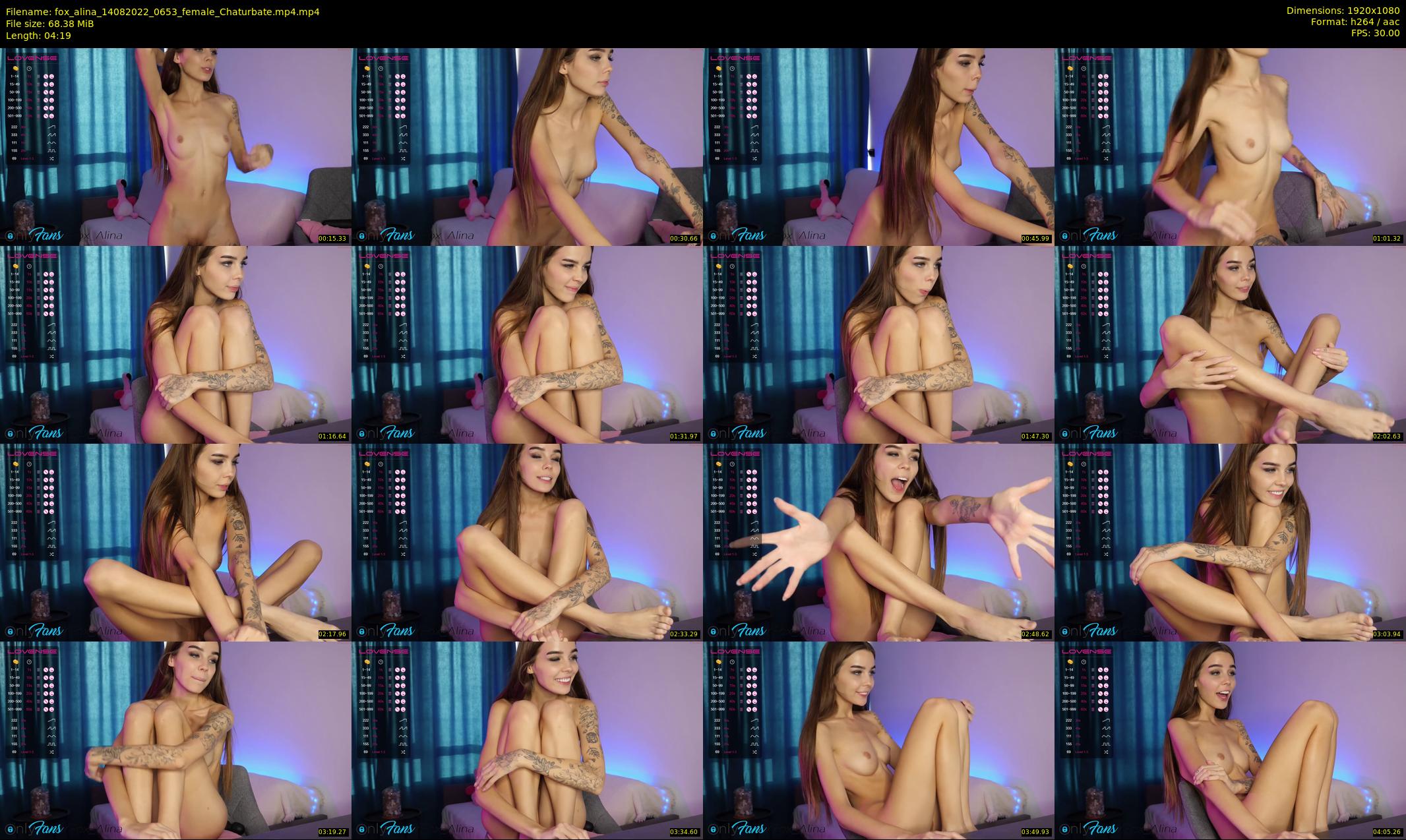 fox_alina — 5 minute Chaturbate female cam show recording, 1080p, Aug 14, 2022