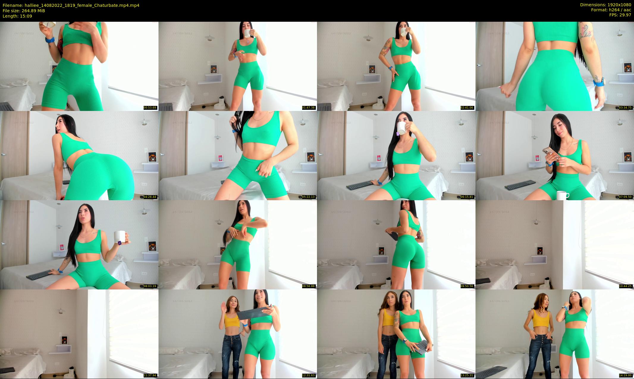 halliee — 16 minute Chaturbate couple cam show recording, 1080p, Aug 14, 2022