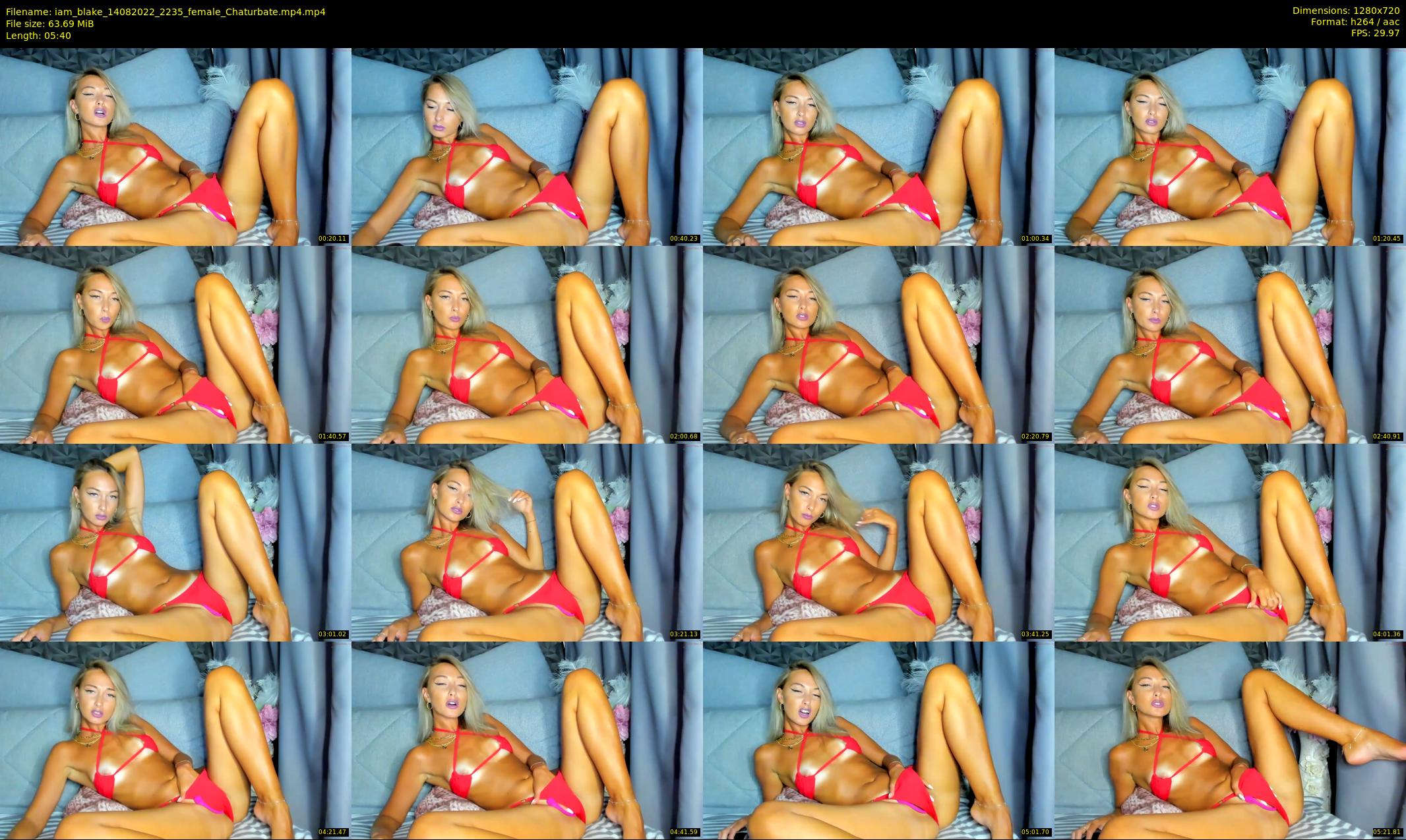 iam_blake — 6 minute Chaturbate female cam show recording, 720p, Aug 14, 2022