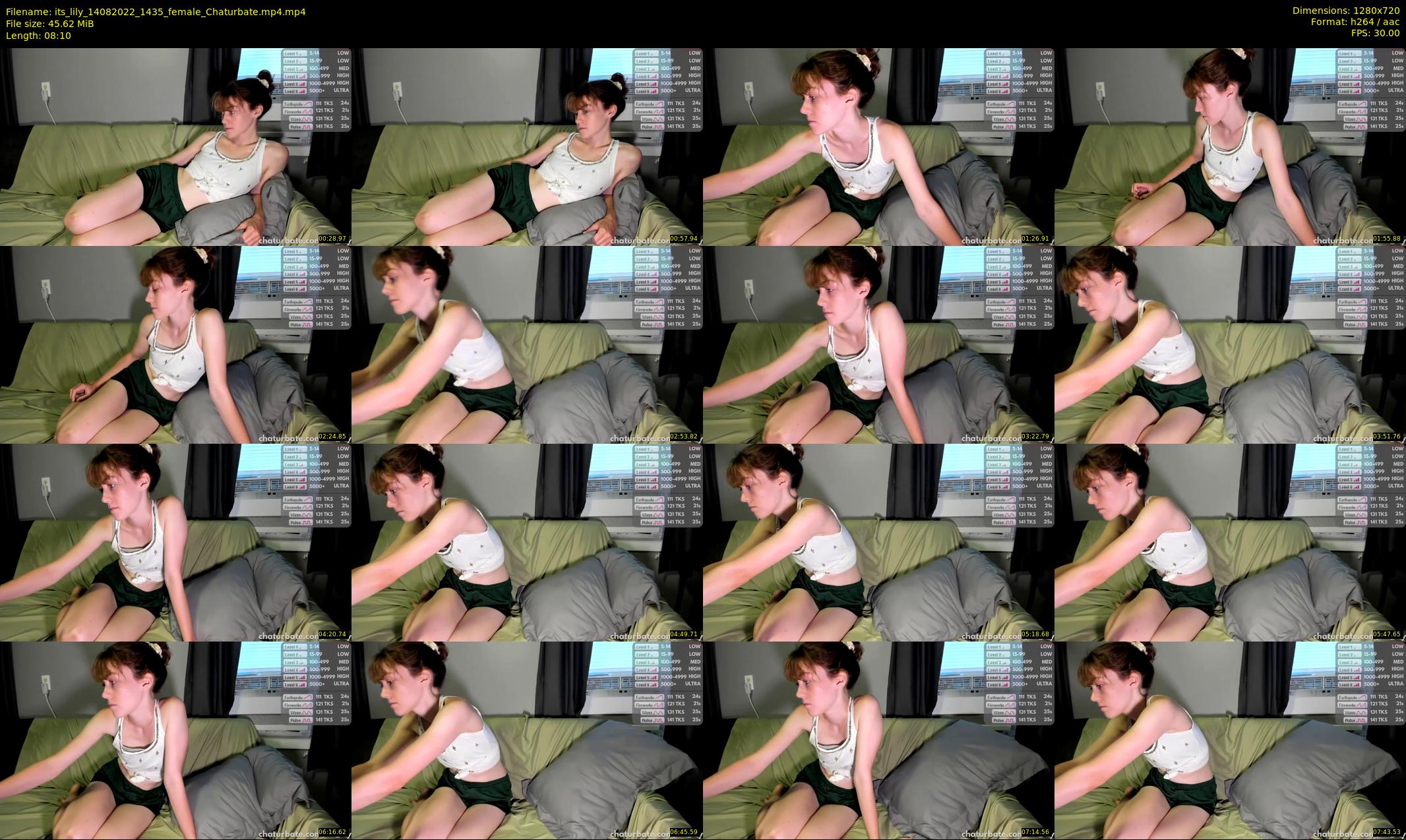 its_lily — 9 minute Chaturbate female cam show recording, 720p, Aug 14, 2022