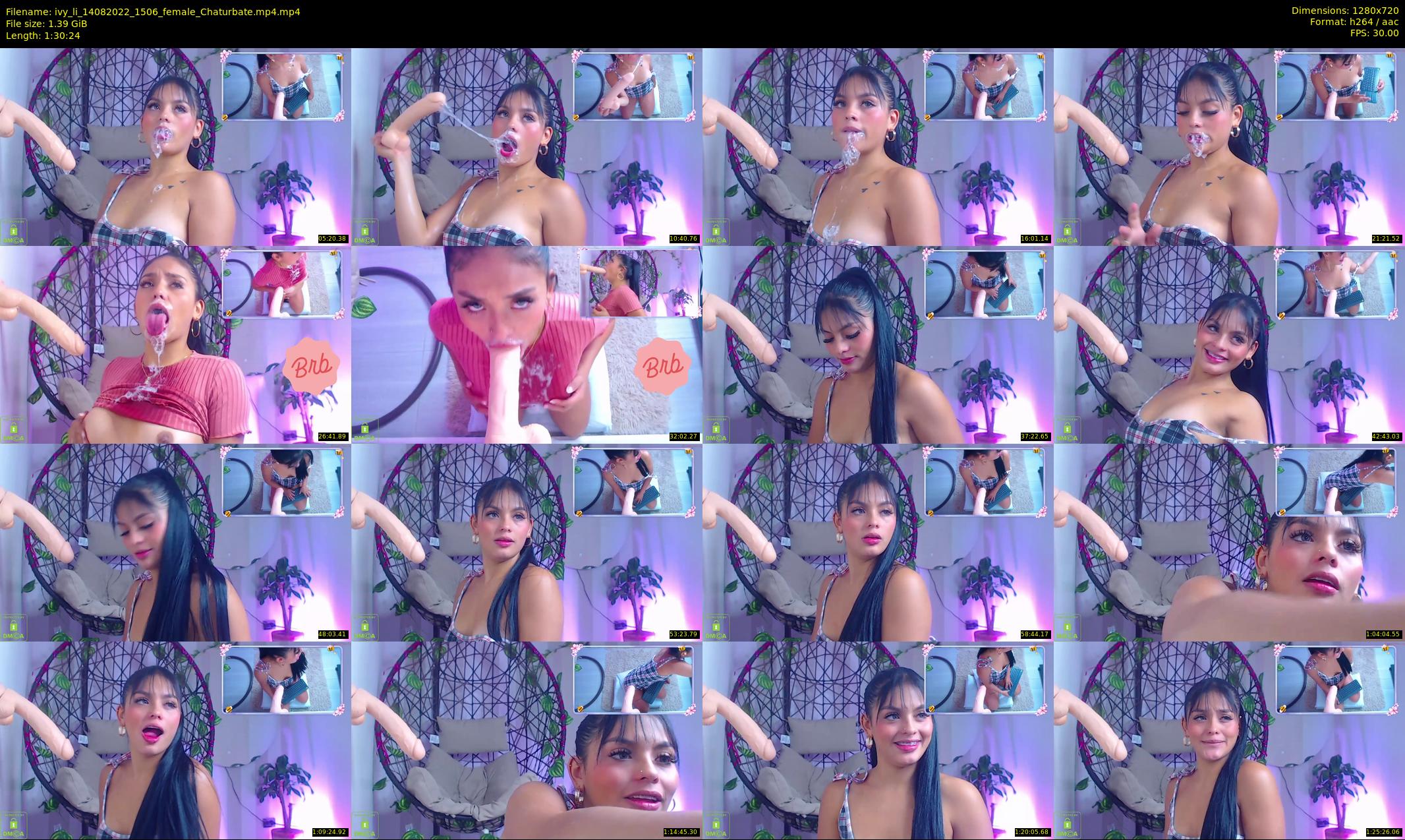 ivy_li — 91 minute Chaturbate female cam show recording, 720p, Aug 14, 2022