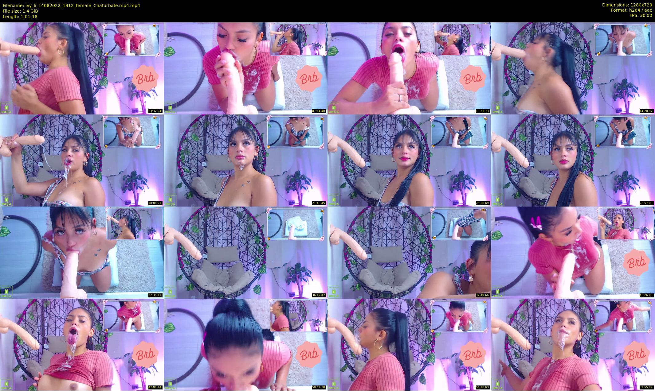 ivy_li — 62 minute Chaturbate female cam show recording, 720p, Aug 14, 2022