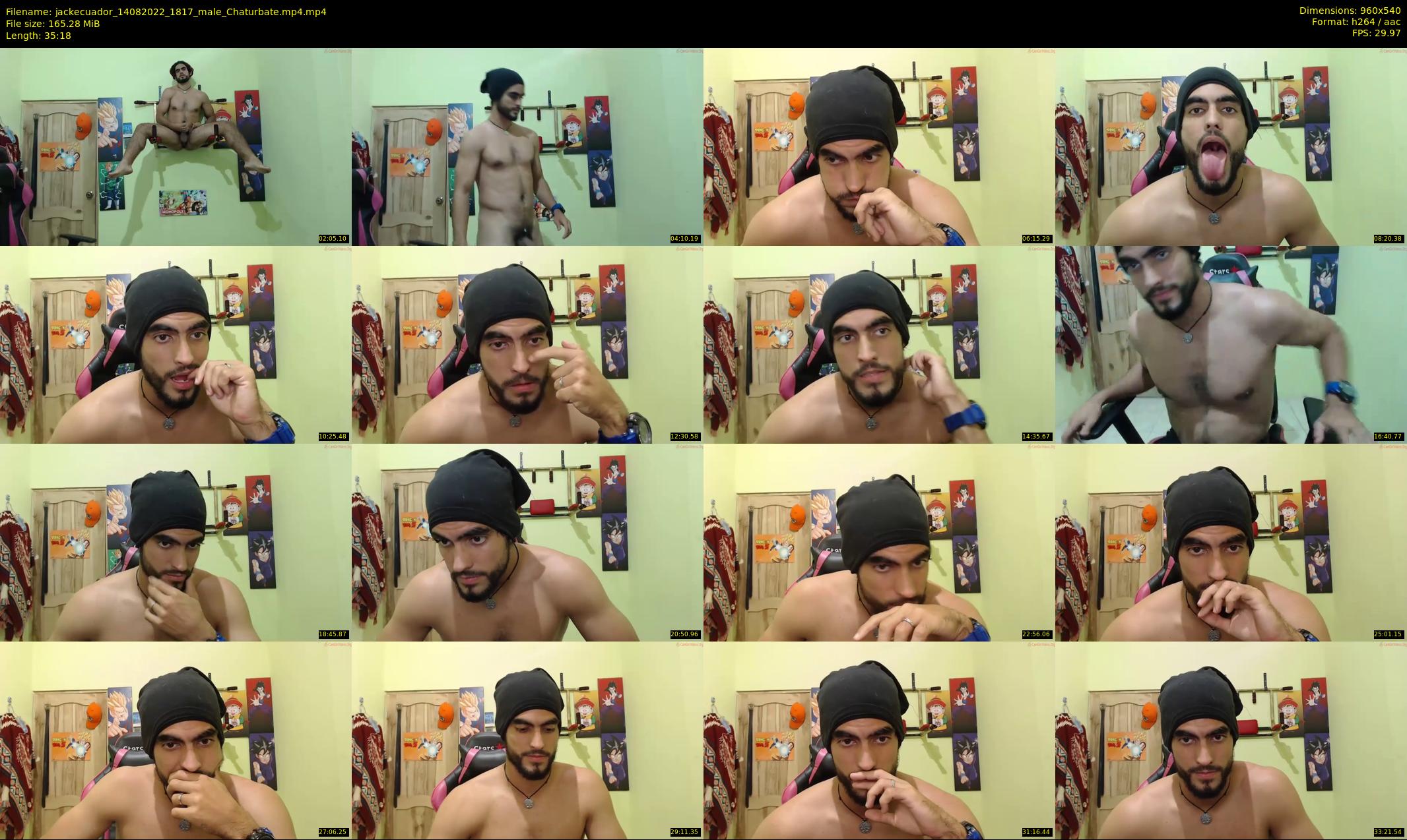 jackecuador — 36 minute Chaturbate male cam show recording, 480p, Aug 14, 2022
