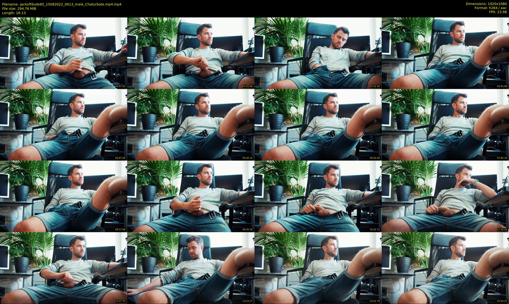 jackoffdude85 — 17 minute Chaturbate male cam show recording, 1080p, Aug 15, 2022