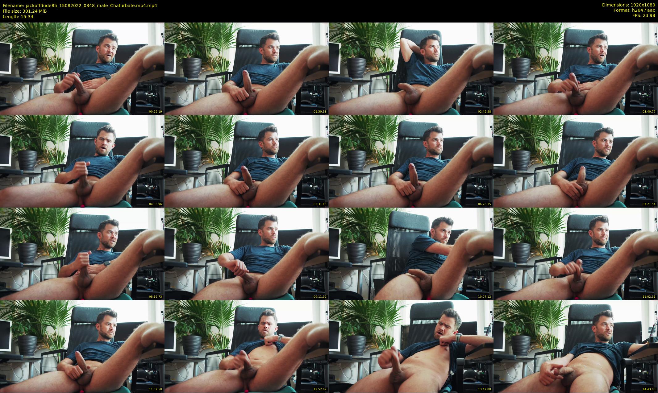 jackoffdude85 — 16 minute Chaturbate male cam show recording, 1080p, Aug 15, 2022
