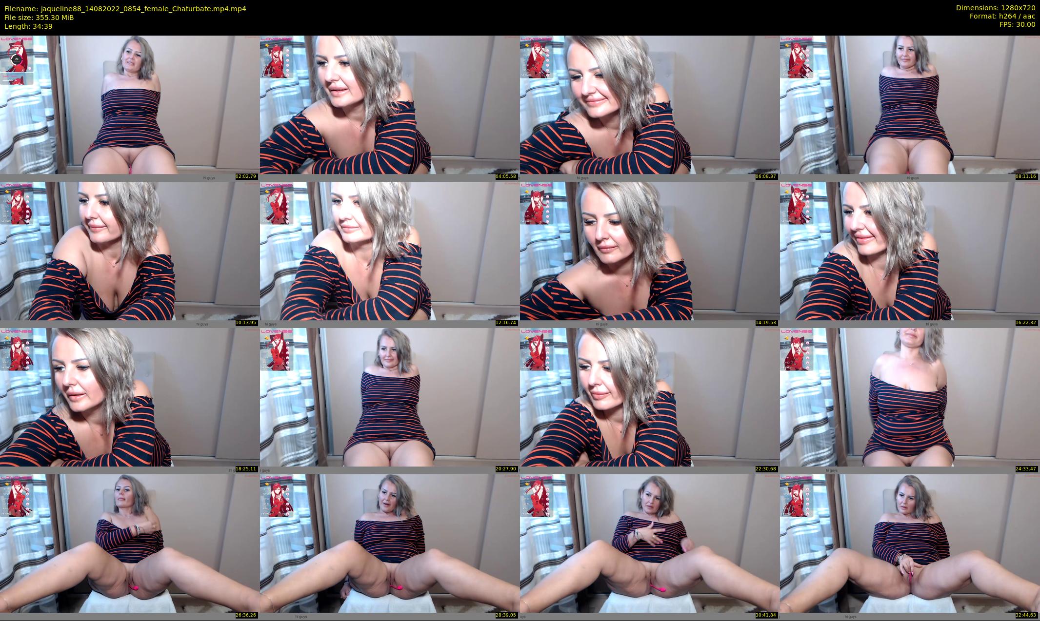 jaqueline88 — 35 minute Chaturbate female cam show recording, 720p, Aug 14, 2022
