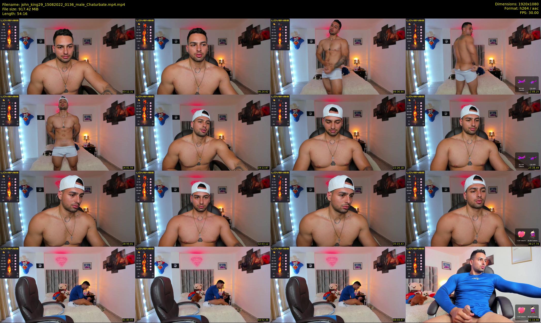 john_king29 — 55 minute Chaturbate male cam show recording, 1080p, Aug 15, 2022