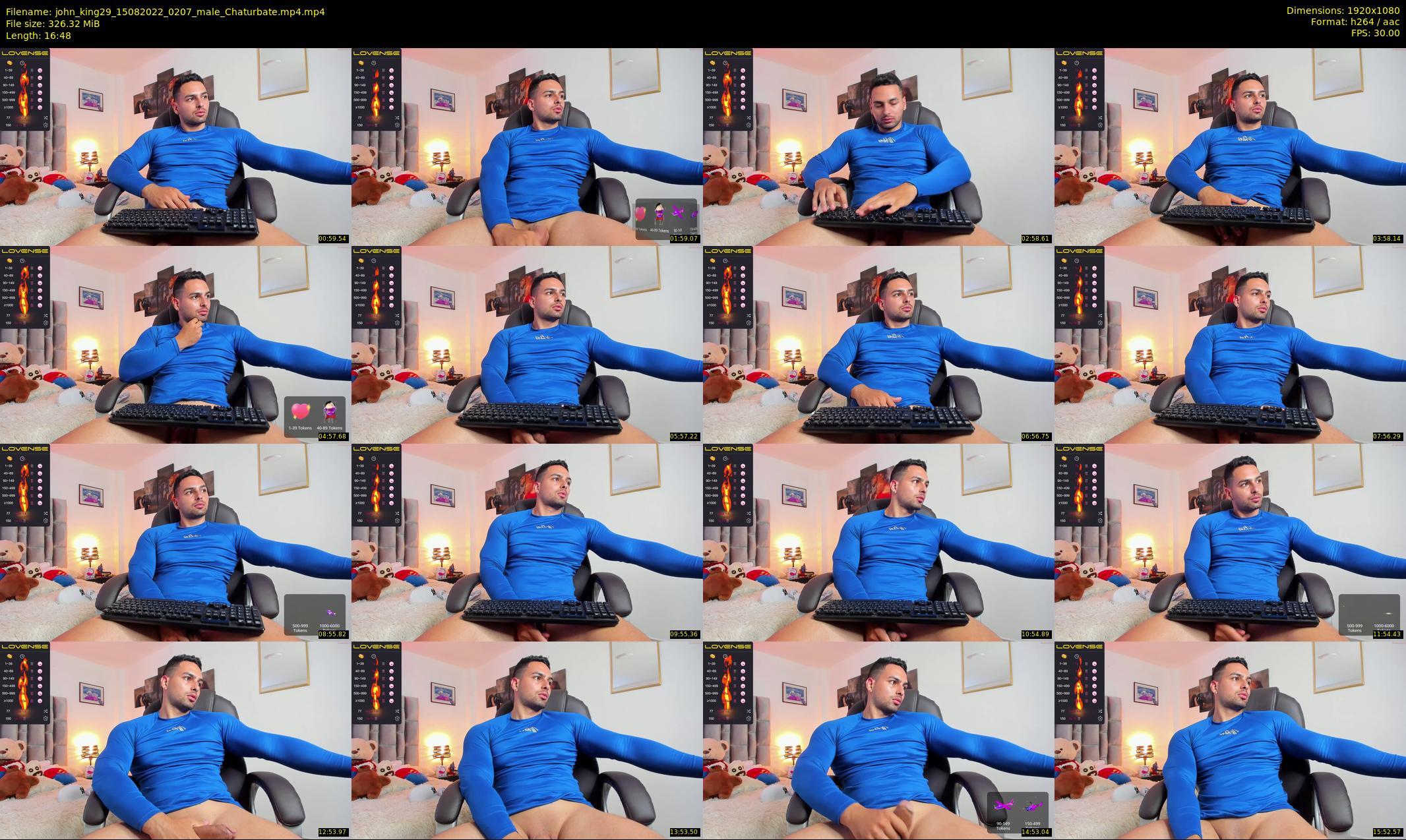 john_king29 — 17 minute Chaturbate male cam show recording, 1080p, Aug 15, 2022