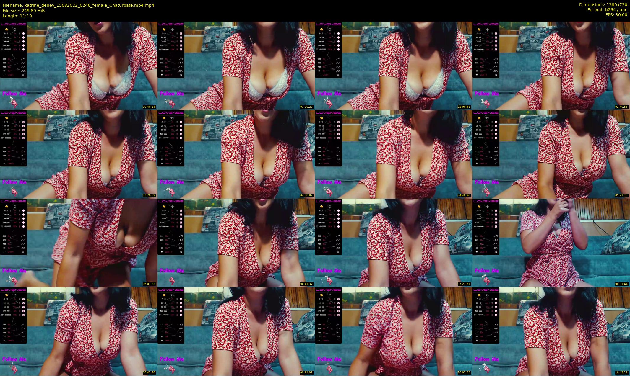 katrine_denev — 12 minute Chaturbate female cam show recording, 720p, Aug 15, 2022