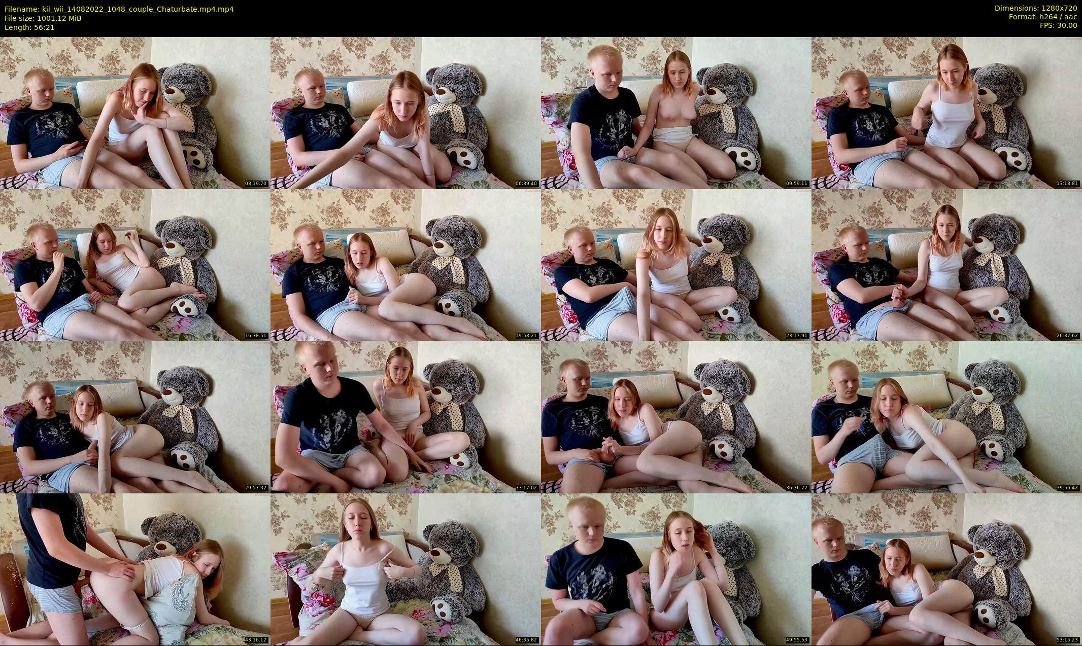 kii_wii — 57 minute Chaturbate couple cam show recording, 720p, Aug 14, 2022