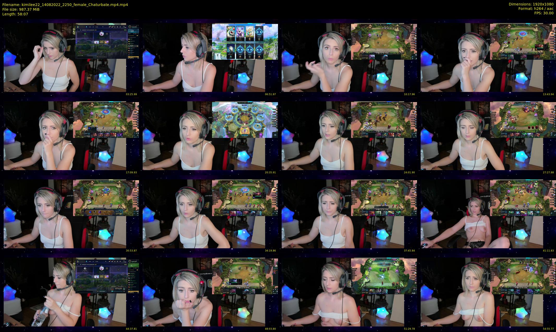kimilee22 — 59 minute Chaturbate female cam show recording, 1080p, Aug 14, 2022