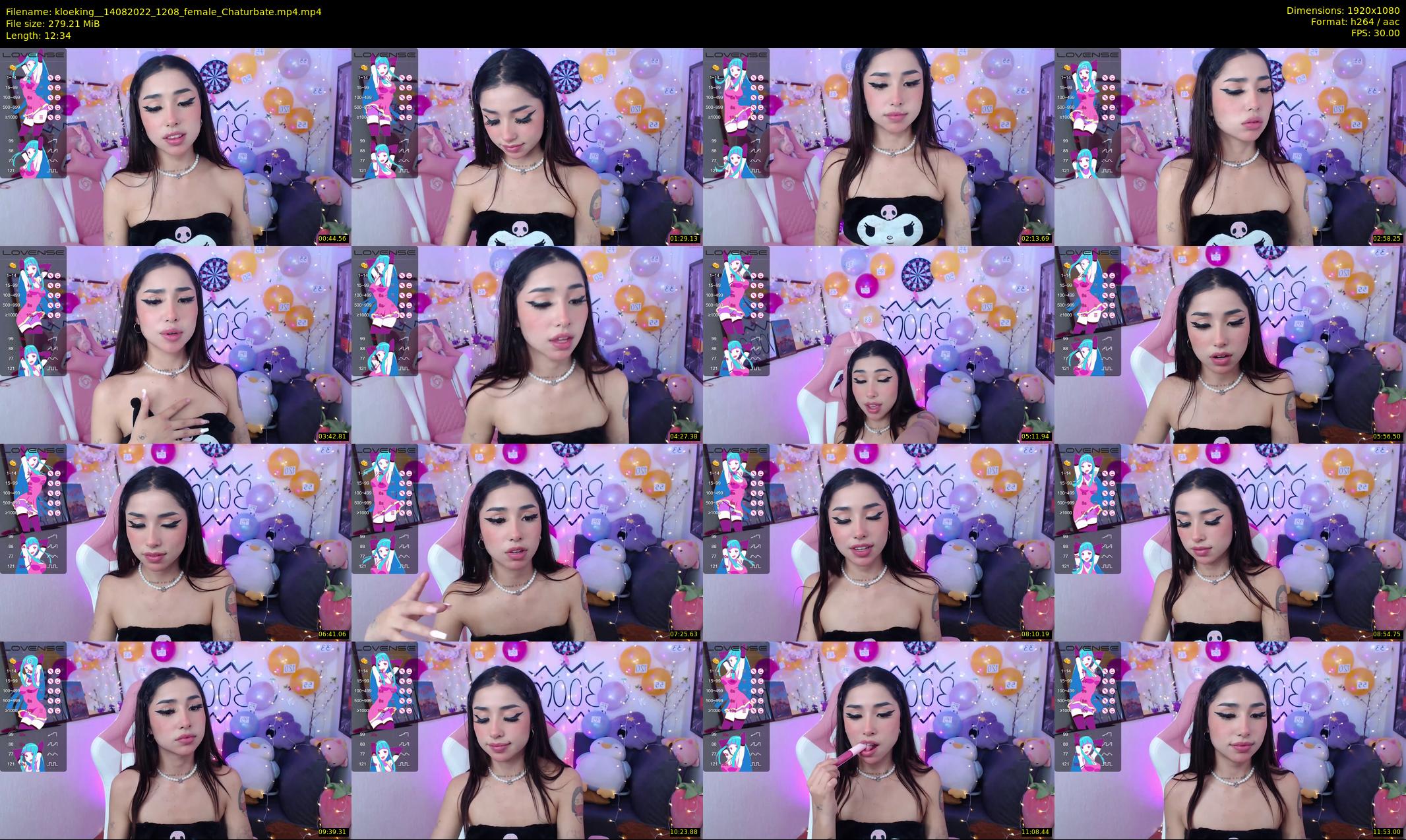kloeking_ — 13 minute Chaturbate female cam show recording, 1080p, Aug 14, 2022