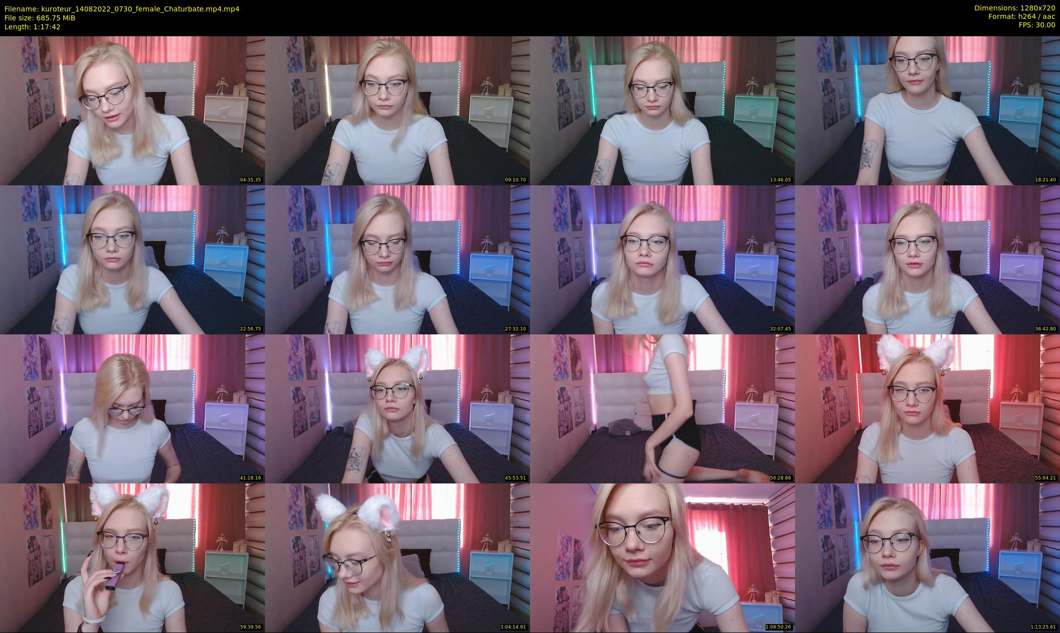 kuroteur — 78 minute Chaturbate couple cam show recording, 720p, Aug 14, 2022