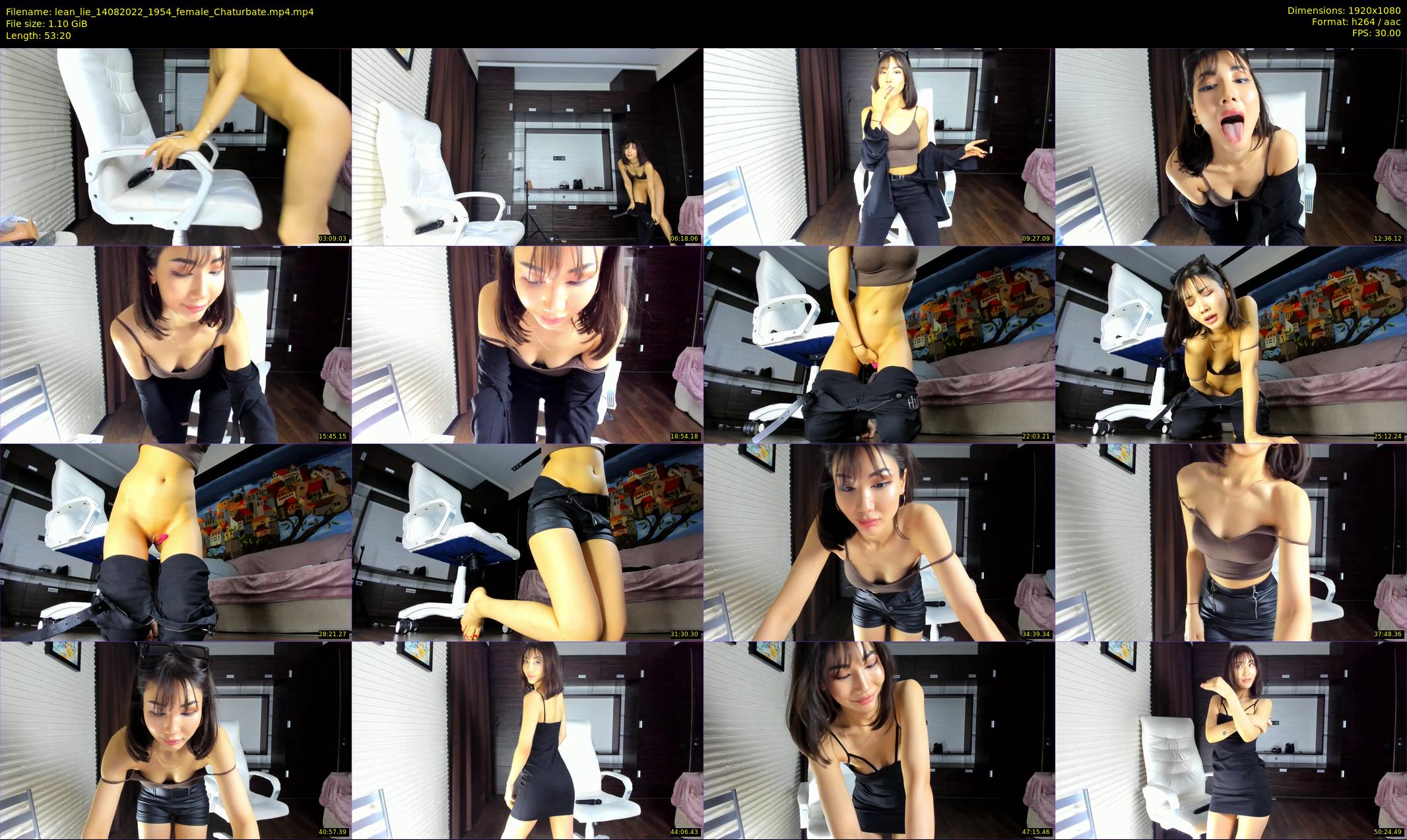 lean_lie — 54 minute Chaturbate female cam show recording, 1080p, Aug 14, 2022