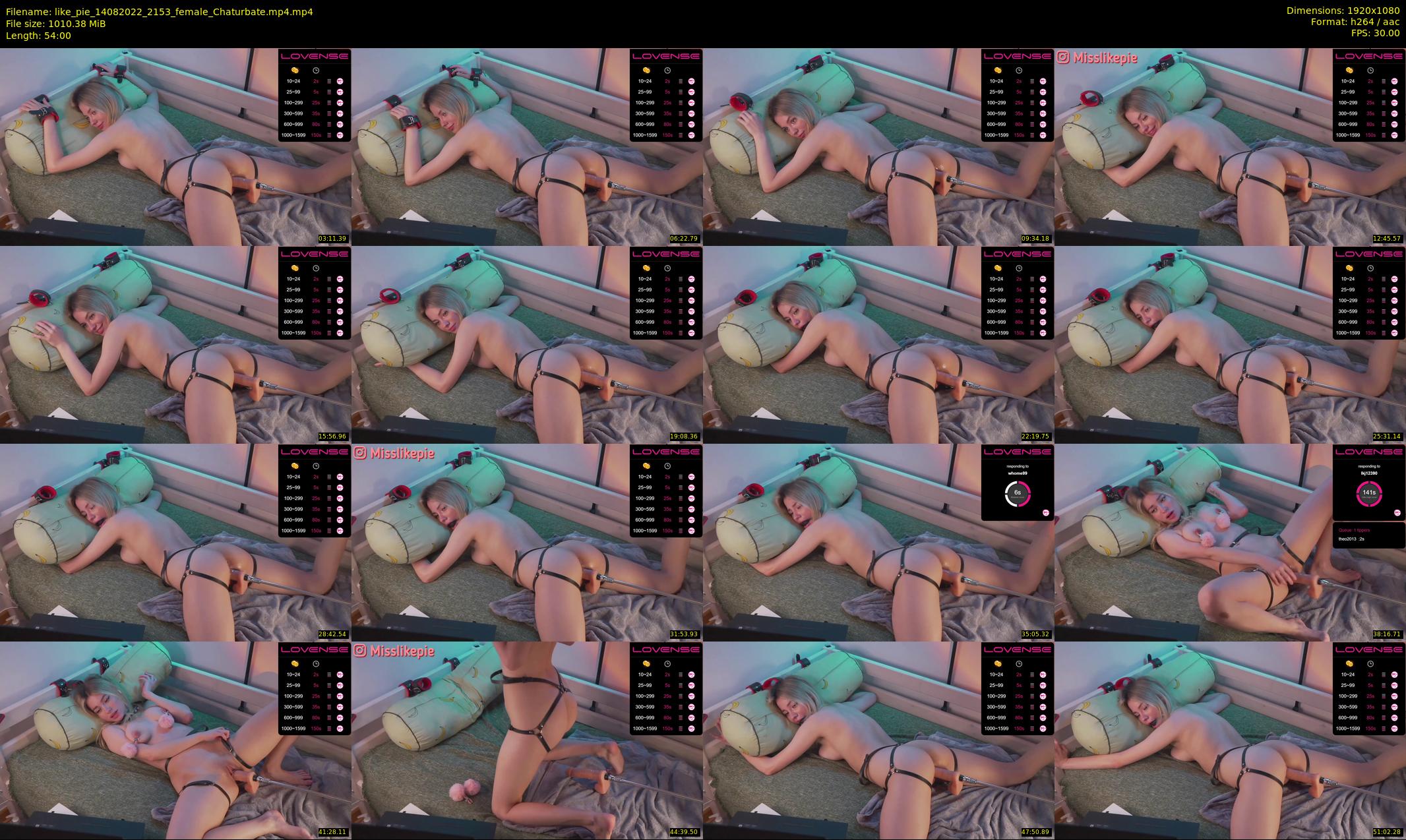 like_pie — 54 minute Chaturbate couple cam show recording, 1080p, Aug 14, 2022