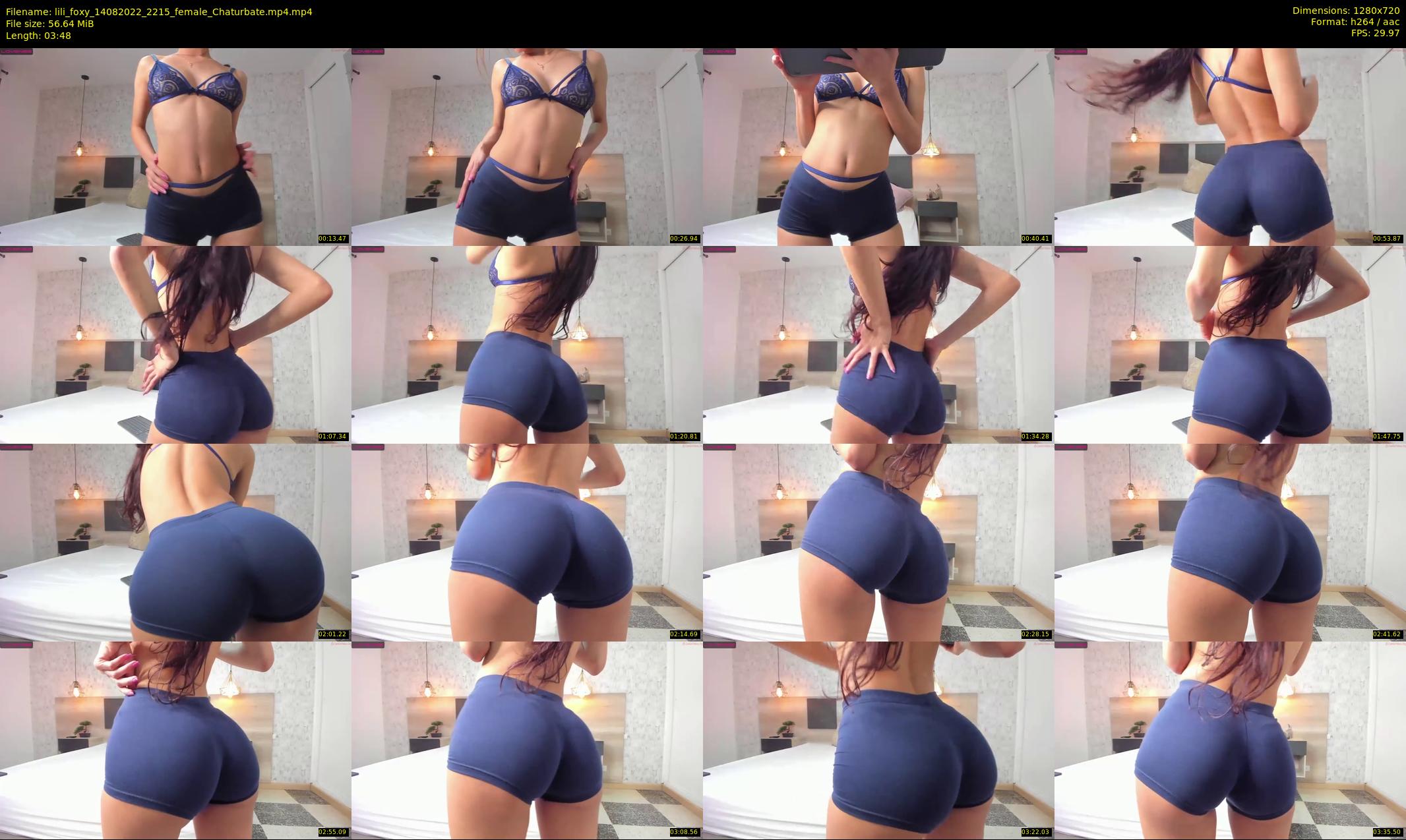lili_foxy — 4 minute Chaturbate female cam show recording, 720p, Aug 14, 2022