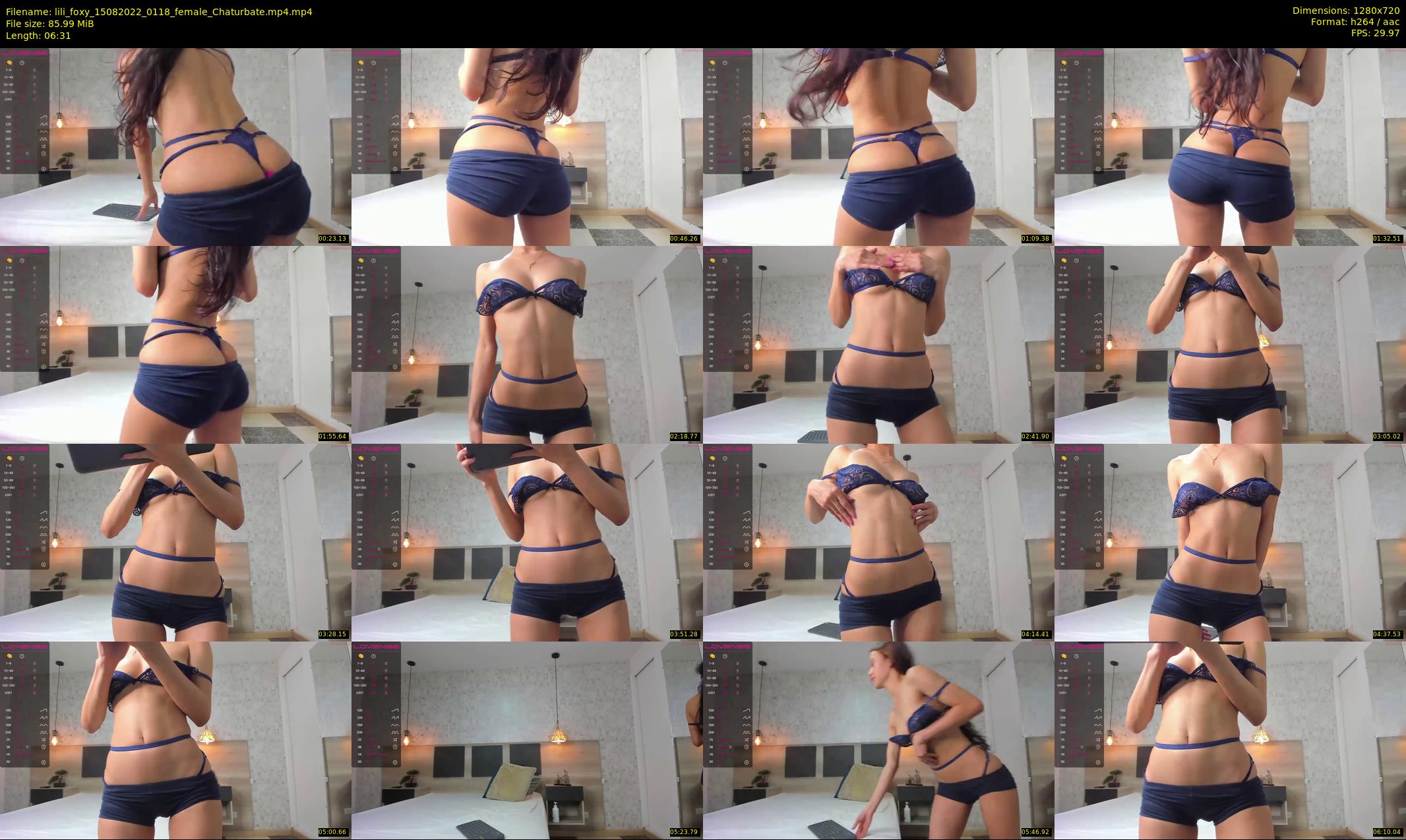 lili_foxy — 7 minute Chaturbate female cam show recording, 720p, Aug 15, 2022