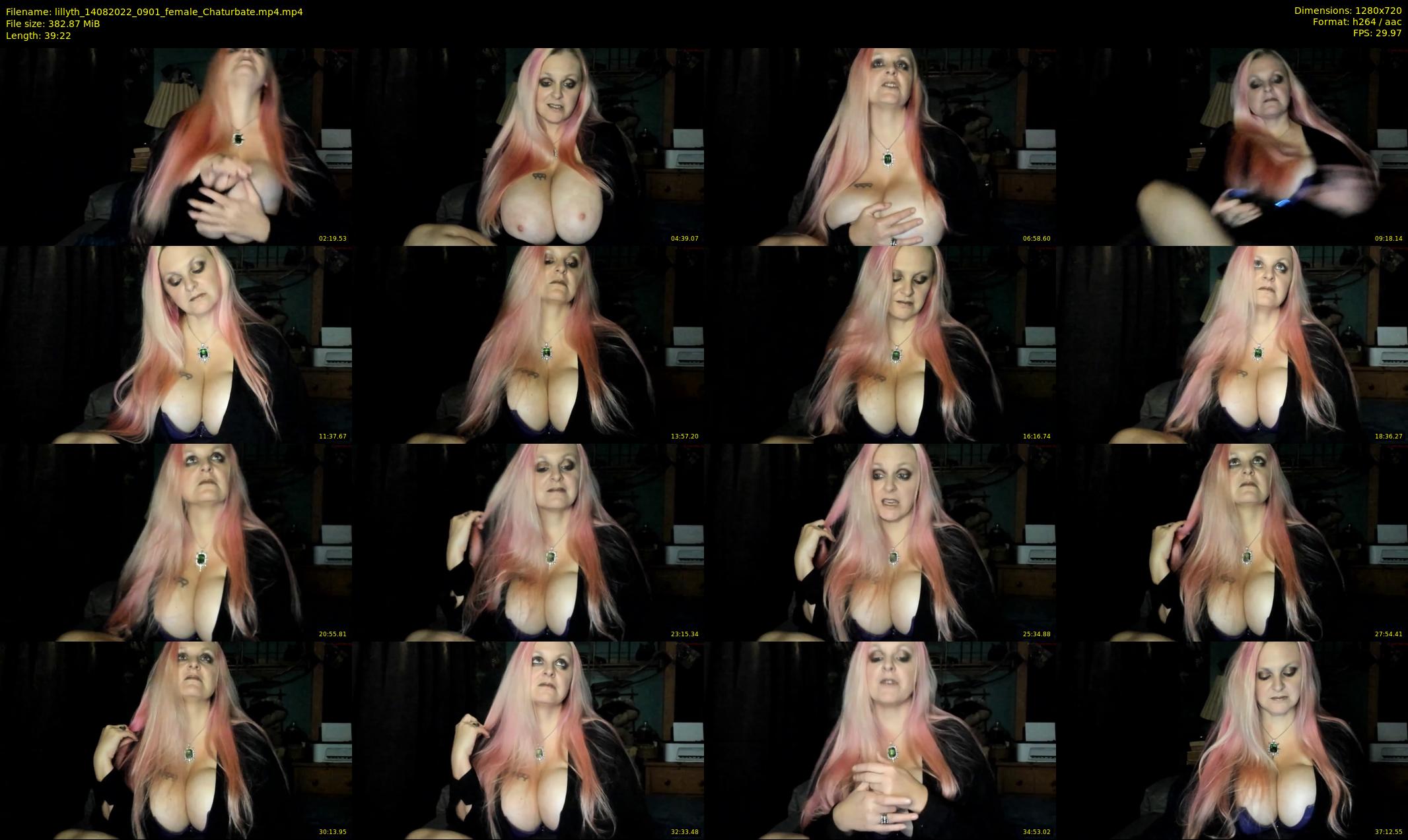 lillyth — 40 minute Chaturbate female cam show recording, 720p, Aug 14, 2022