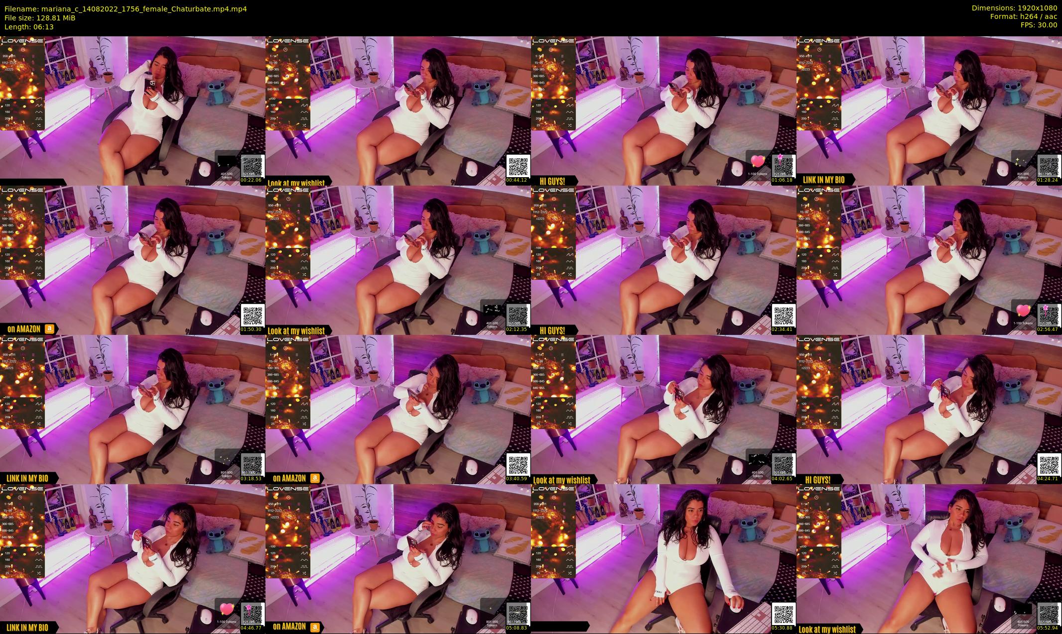 mariana_c — 7 minute Chaturbate female cam show recording, 1080p, Aug 14, 2022