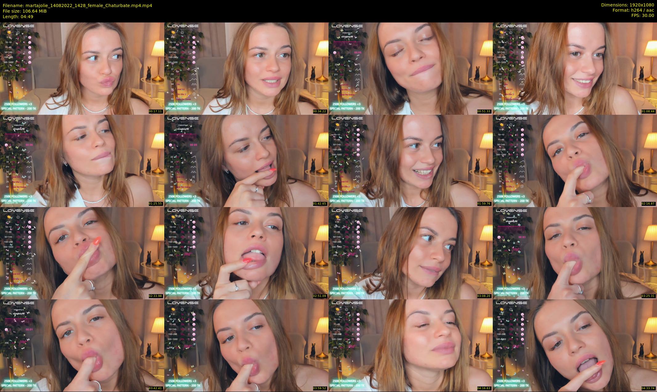 martajolie — 5 minute Chaturbate female cam show recording, 1080p, Aug 14, 2022