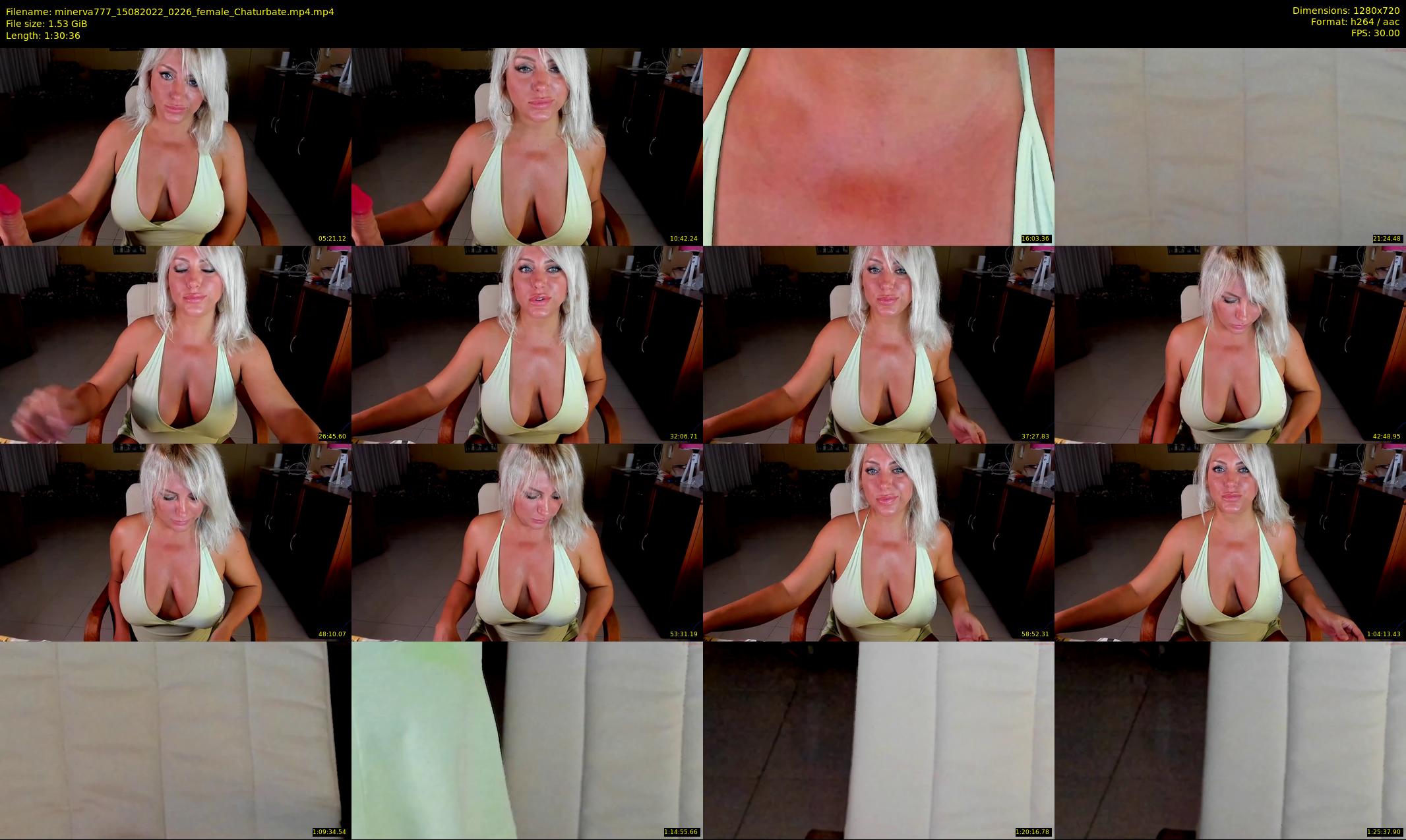 minerva777 — 91 minute Chaturbate female cam show recording, 720p, Aug 15, 2022