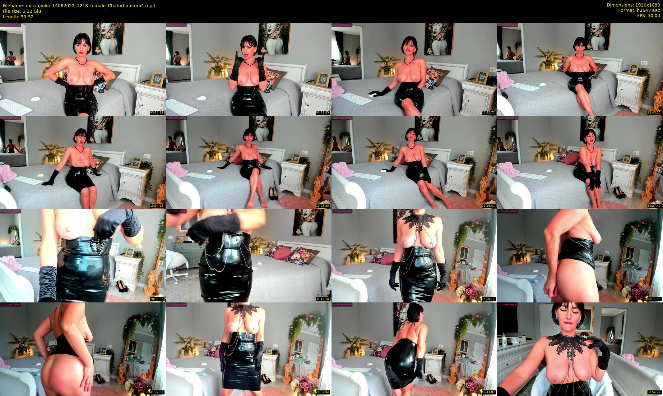 miss_giulia — 54 minute Chaturbate female cam show recording, 1080p, Aug 14, 2022