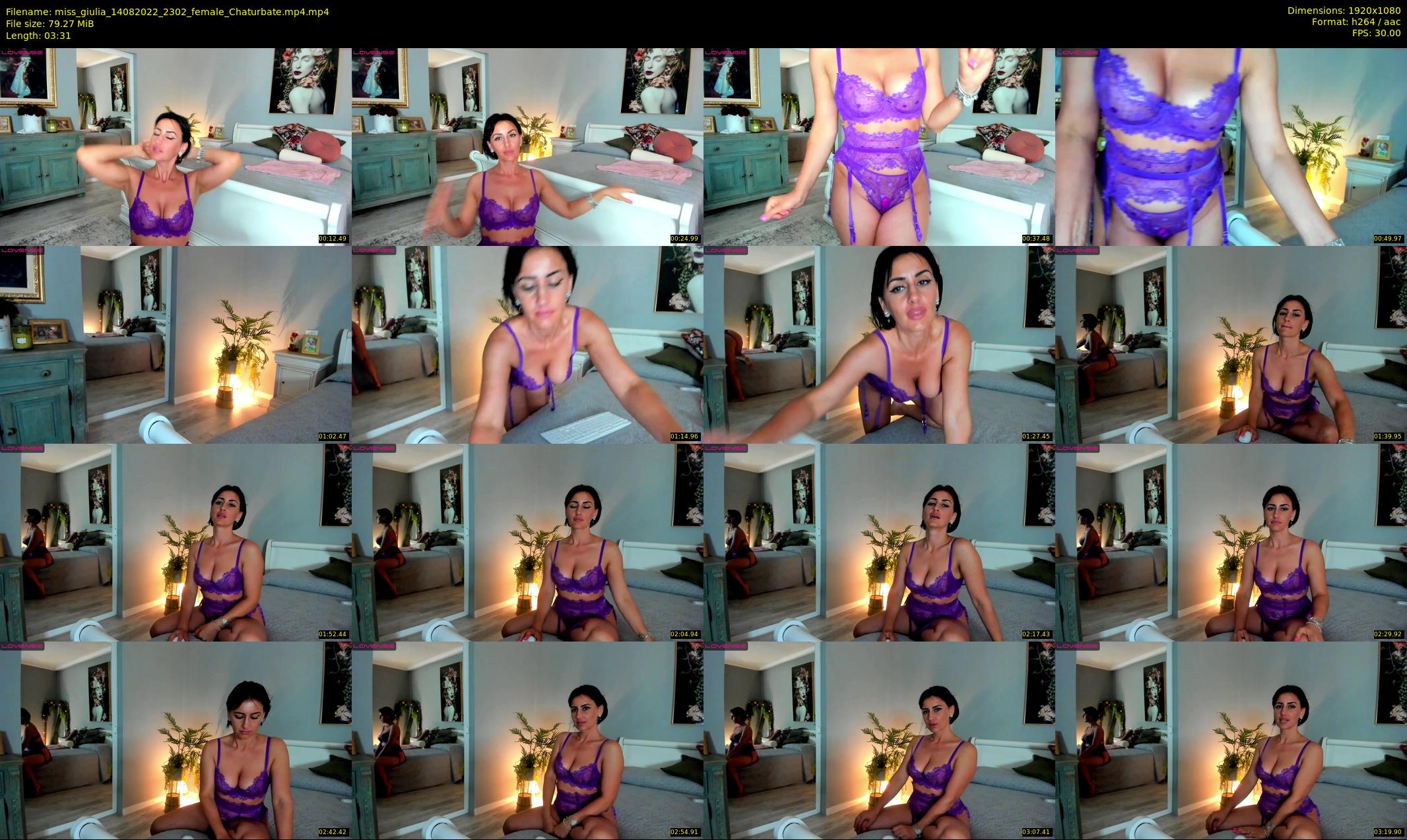 miss_giulia — 4 minute Chaturbate female cam show recording, 1080p, Aug 14, 2022