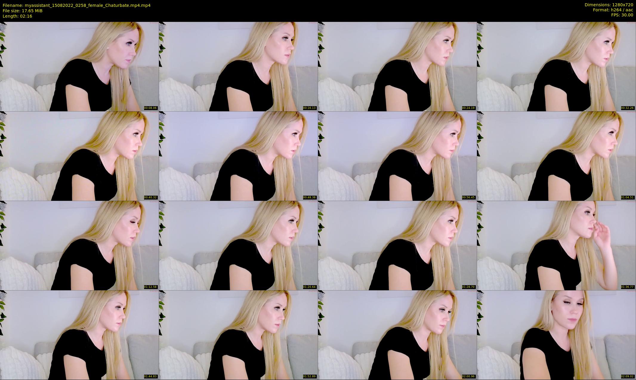 myassistant — 3 minute Chaturbate female cam show recording, 720p, Aug 15, 2022