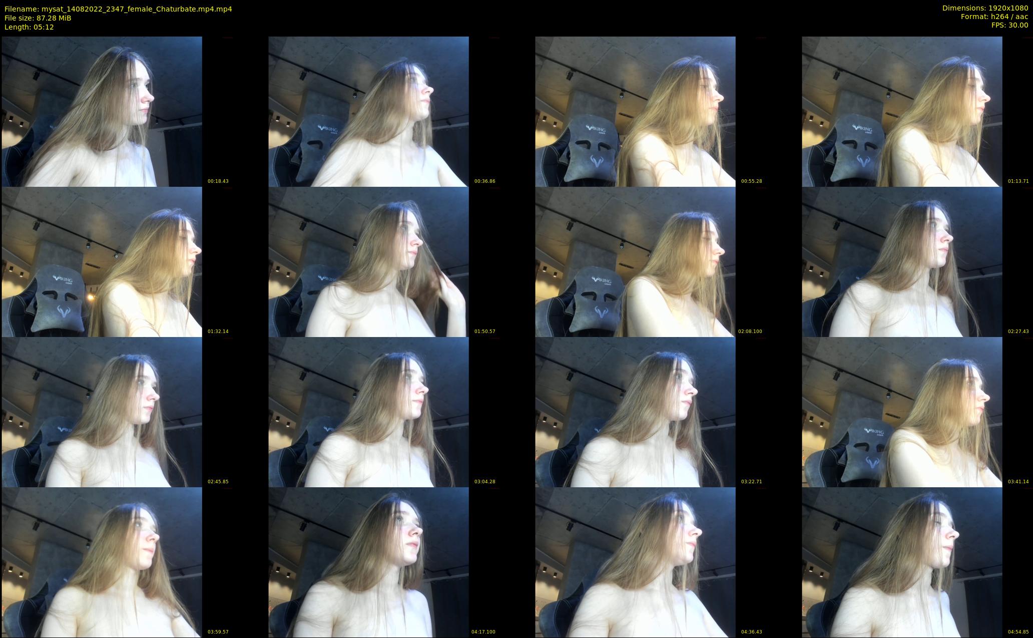 mysat — 6 minute Chaturbate female cam show recording, 1080p, Aug 14, 2022