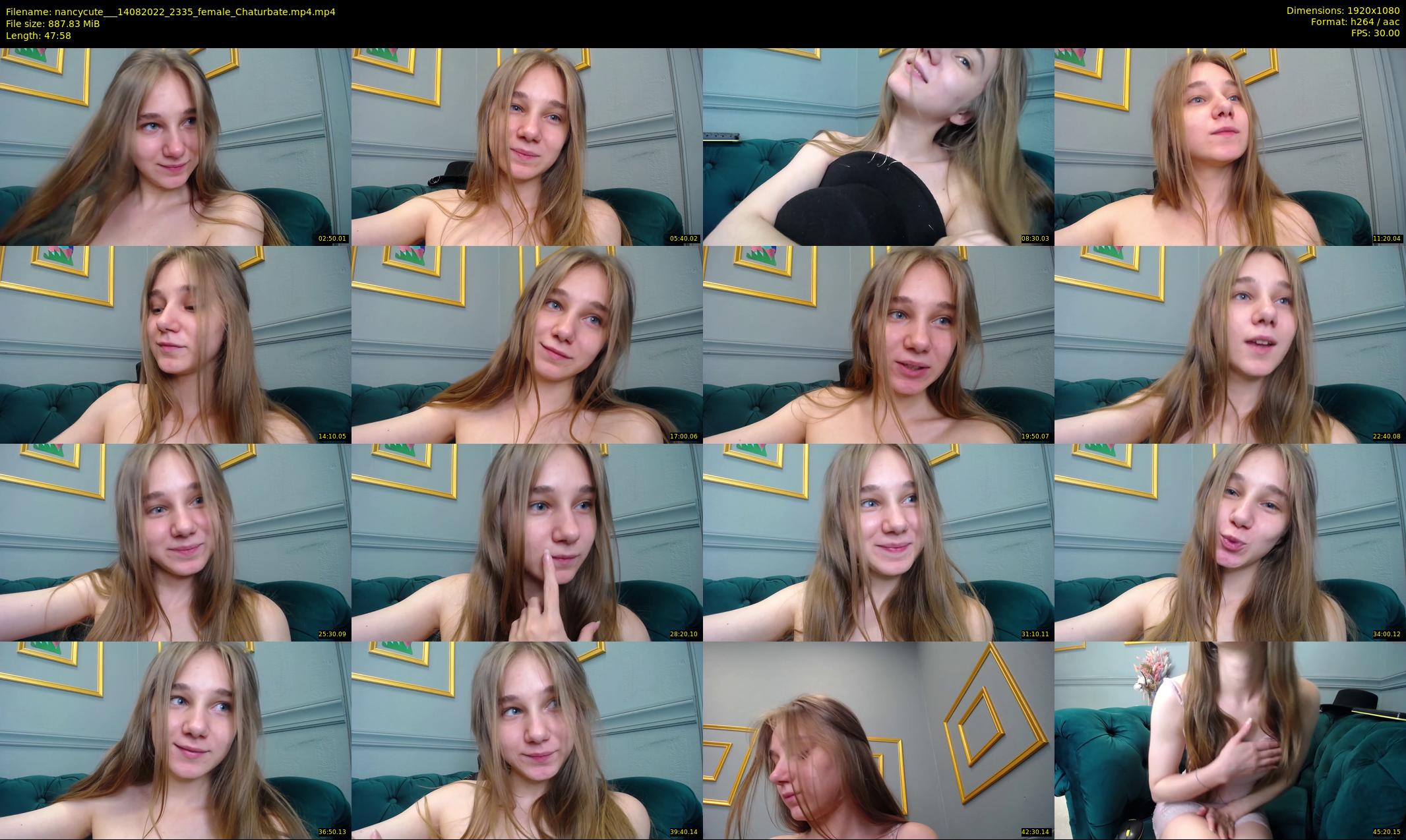 nancycute__ — 48 minute Chaturbate female cam show recording, 1080p, Aug 14, 2022
