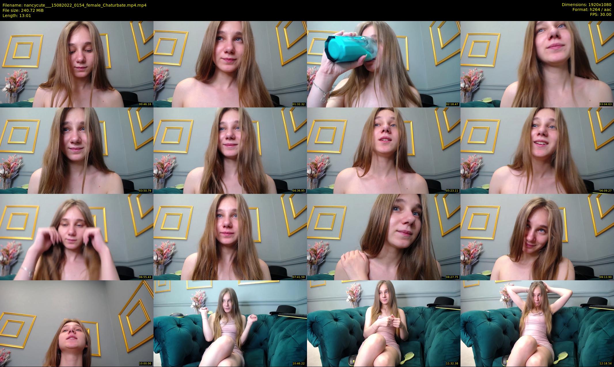 nancycute__ — 14 minute Chaturbate female cam show recording, 1080p, Aug 15, 2022