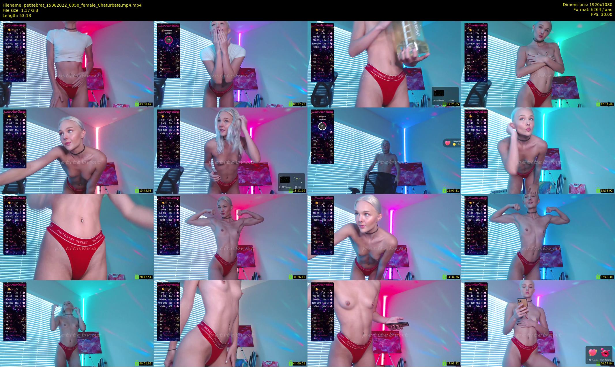 petitebrat — 54 minute Chaturbate female cam show recording, 1080p, Aug 15, 2022