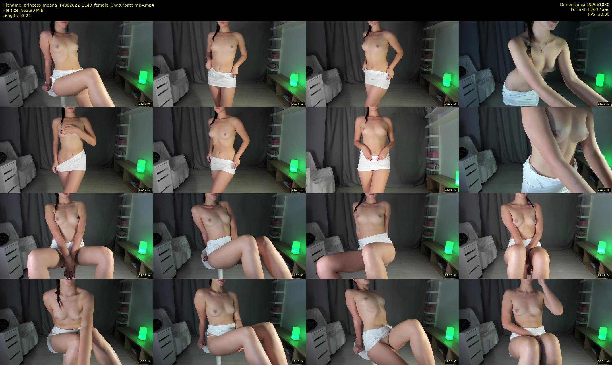 princess_moana — 54 minute Chaturbate female cam show recording, 1080p, Aug 14, 2022