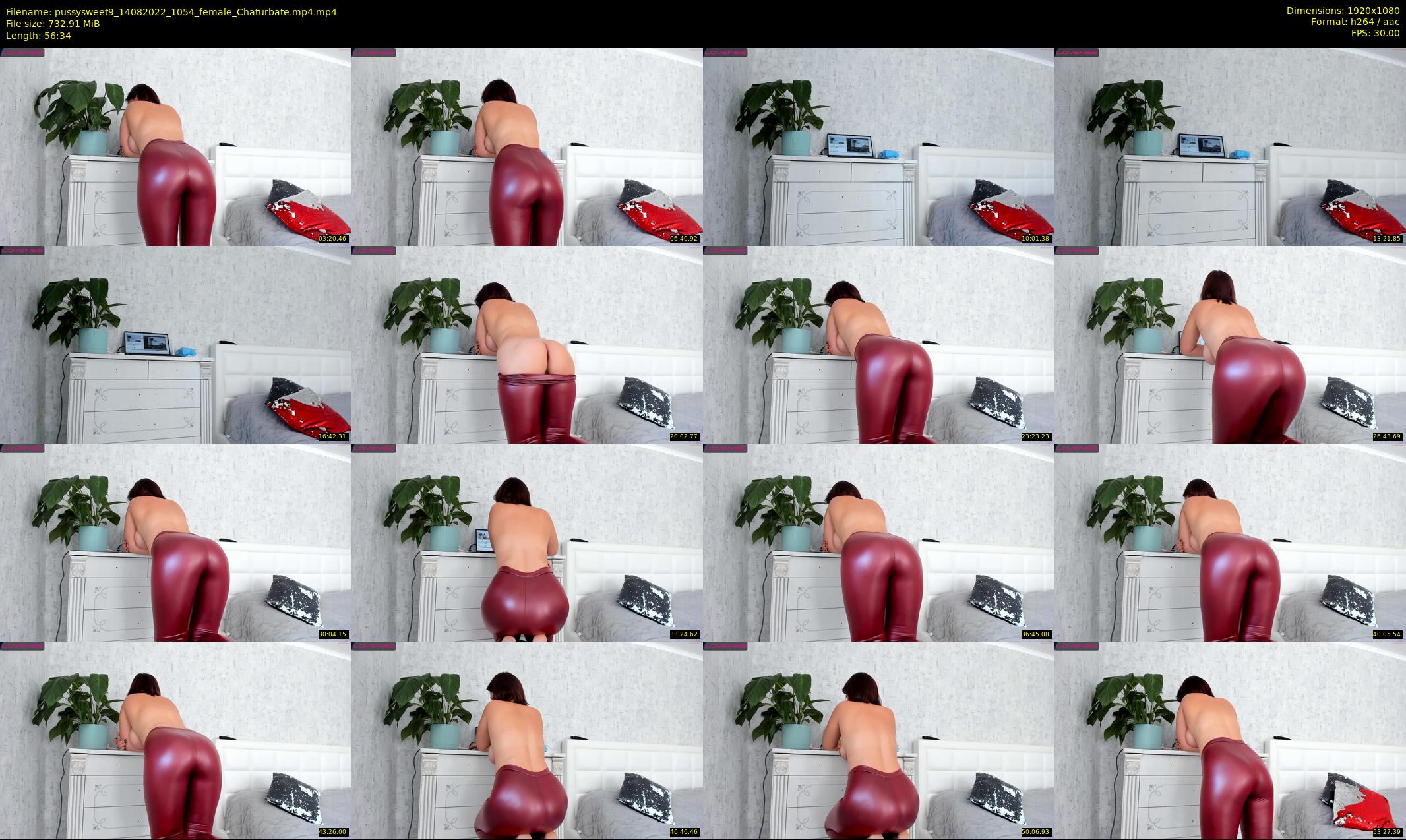 pussysweet9 — 57 minute Chaturbate female cam show recording, 1080p, Aug 14, 2022